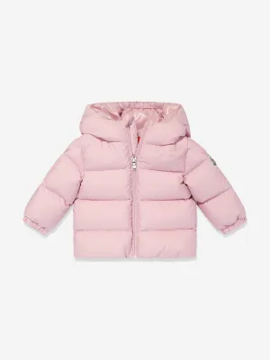 Moncler Enfant Baby Mädchen Daunengefütterte Sharon Jacke in Rosa