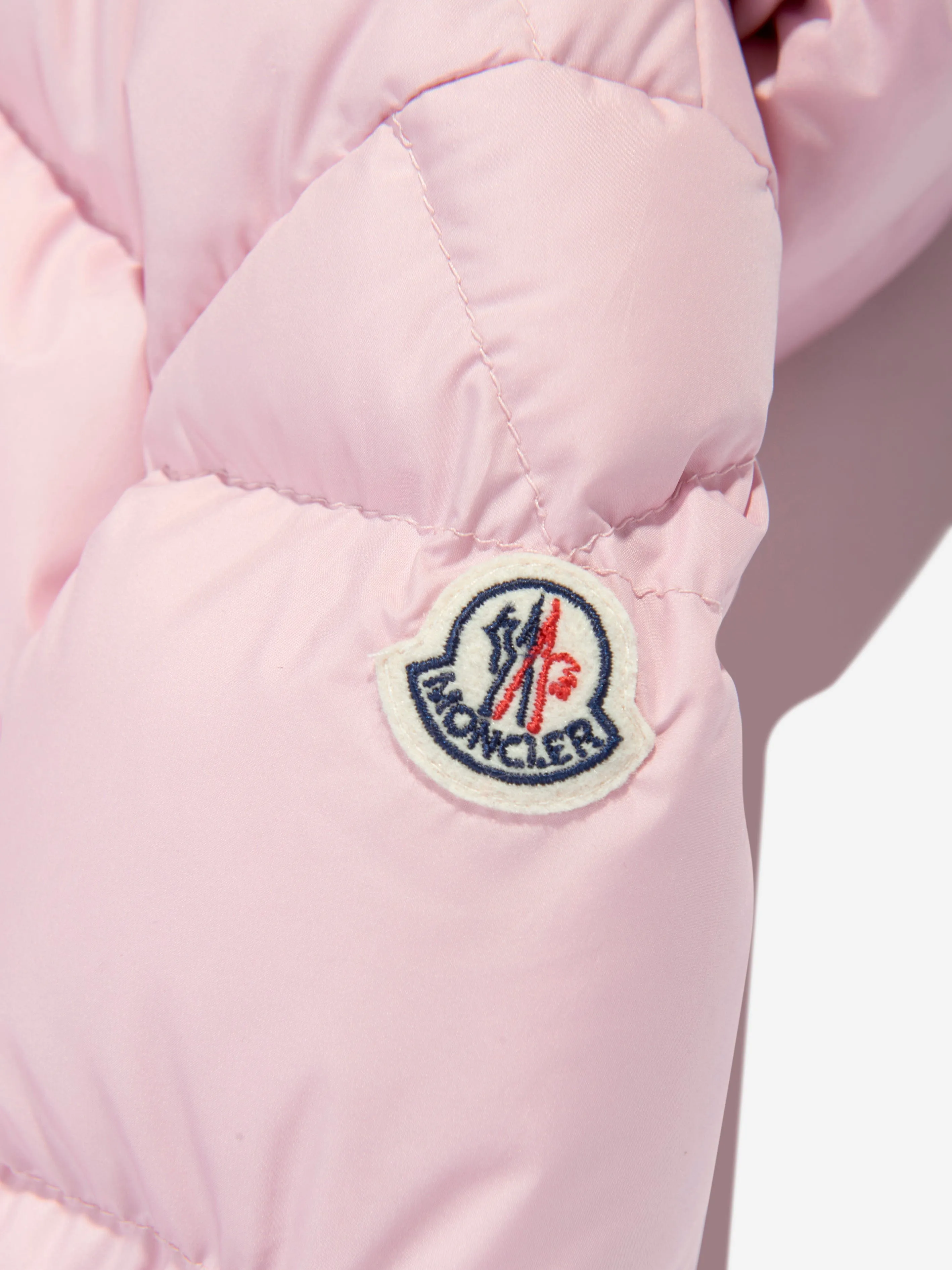 Moncler Enfant Baby Mädchen Daunengefütterte Sharon Jacke in Rosa