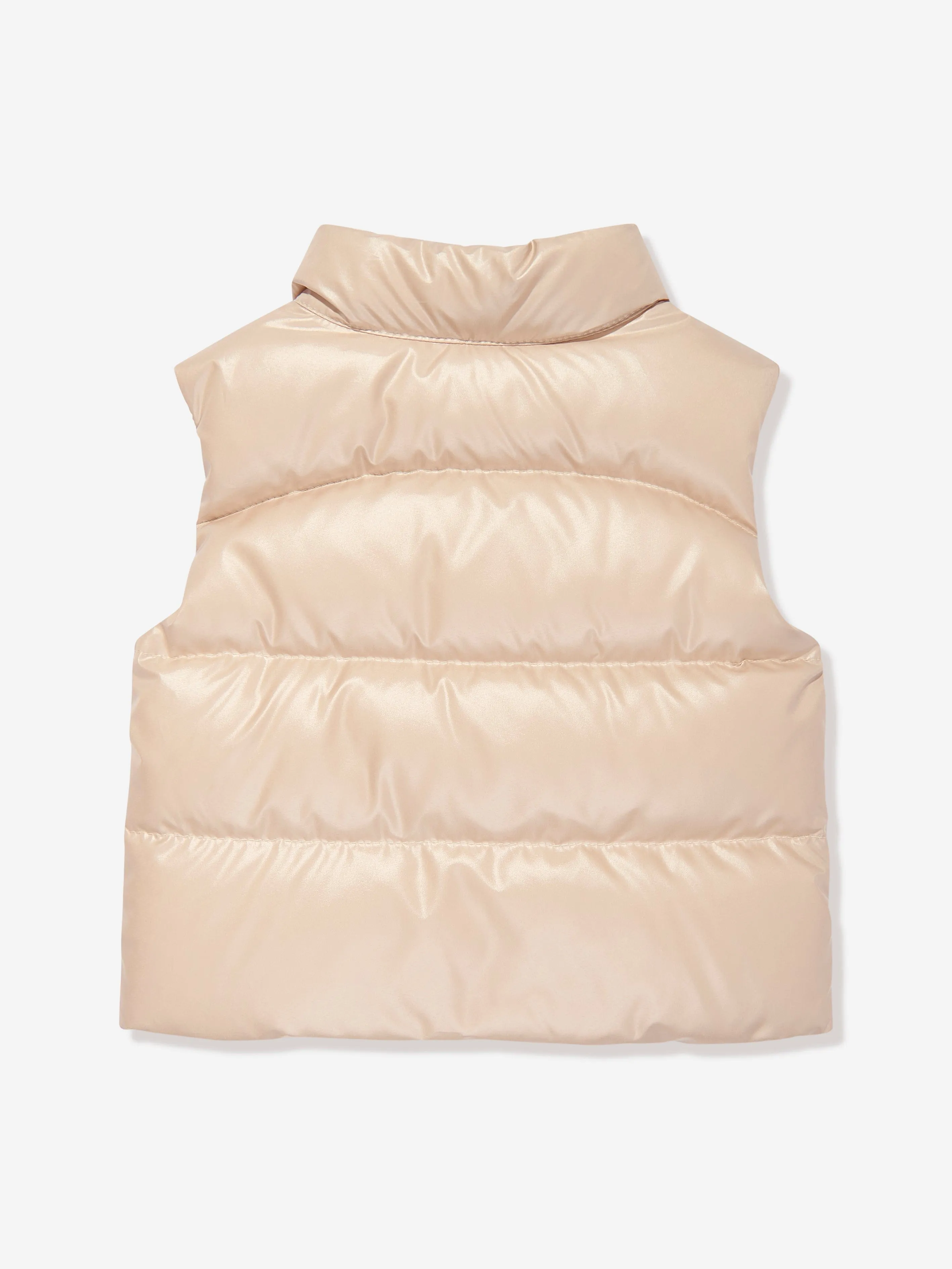 Moncler Enfant Baby Girls Daunengefütterte Vive Weste in Beige