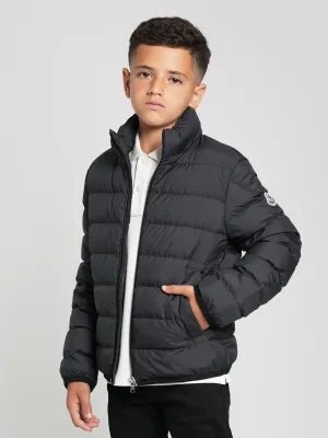Moncler Enfant Jungen Daunengefütterte Baudinet Jacke in Schwarz