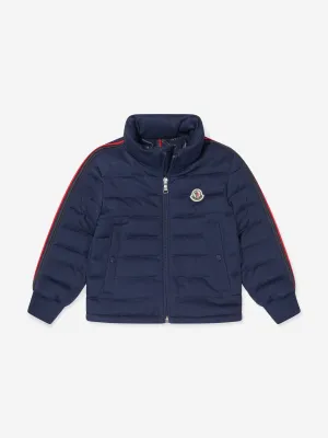 Moncler Enfant Jungen Daunengefütterte Cardo Jacke in Marine