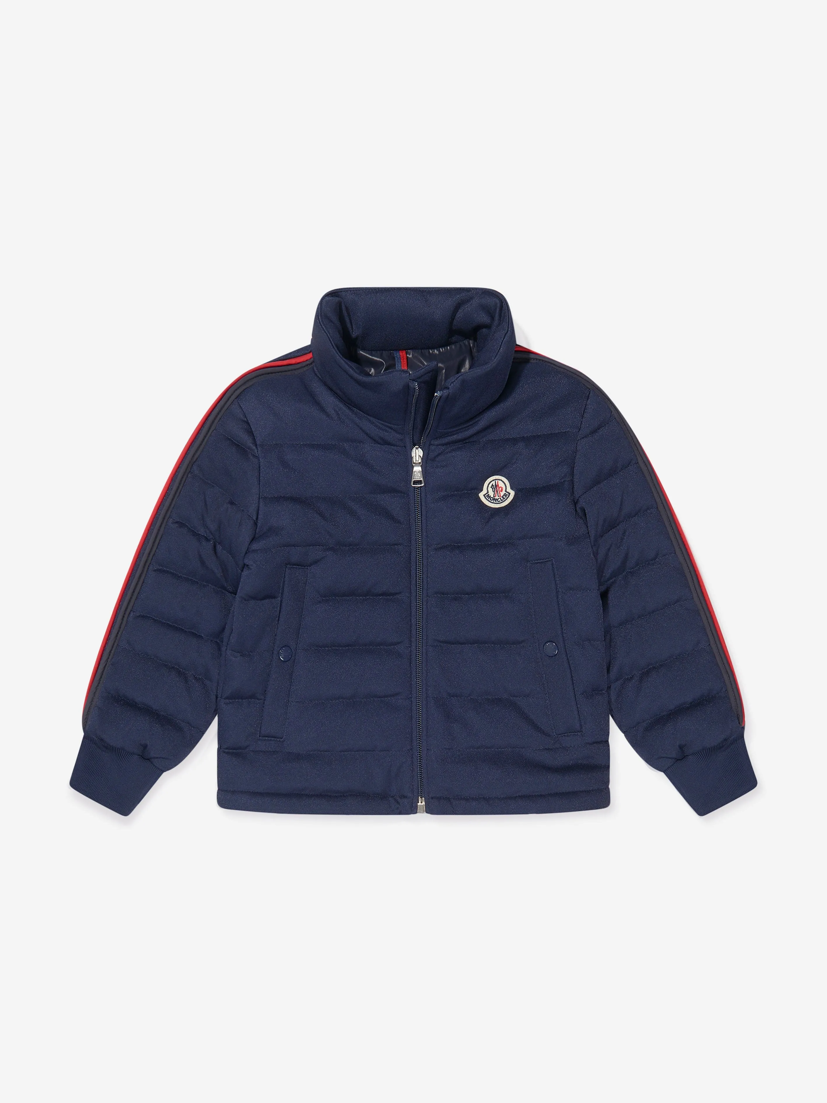 Moncler Enfant Jungen Daunengefütterte Cardo Jacke in Marine