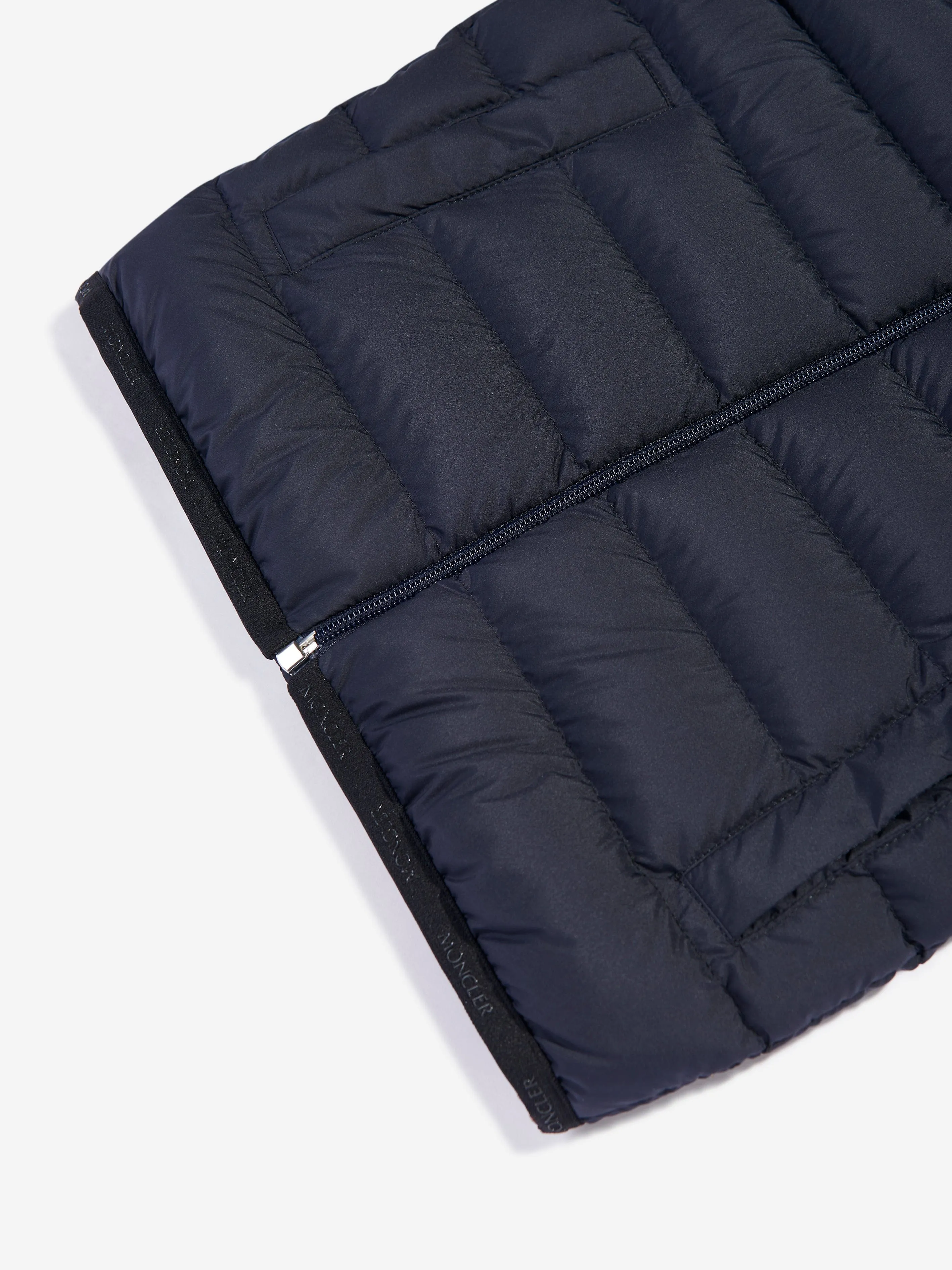 Moncler Enfant Jungen Daunengefütterte Contrin Weste in Marine