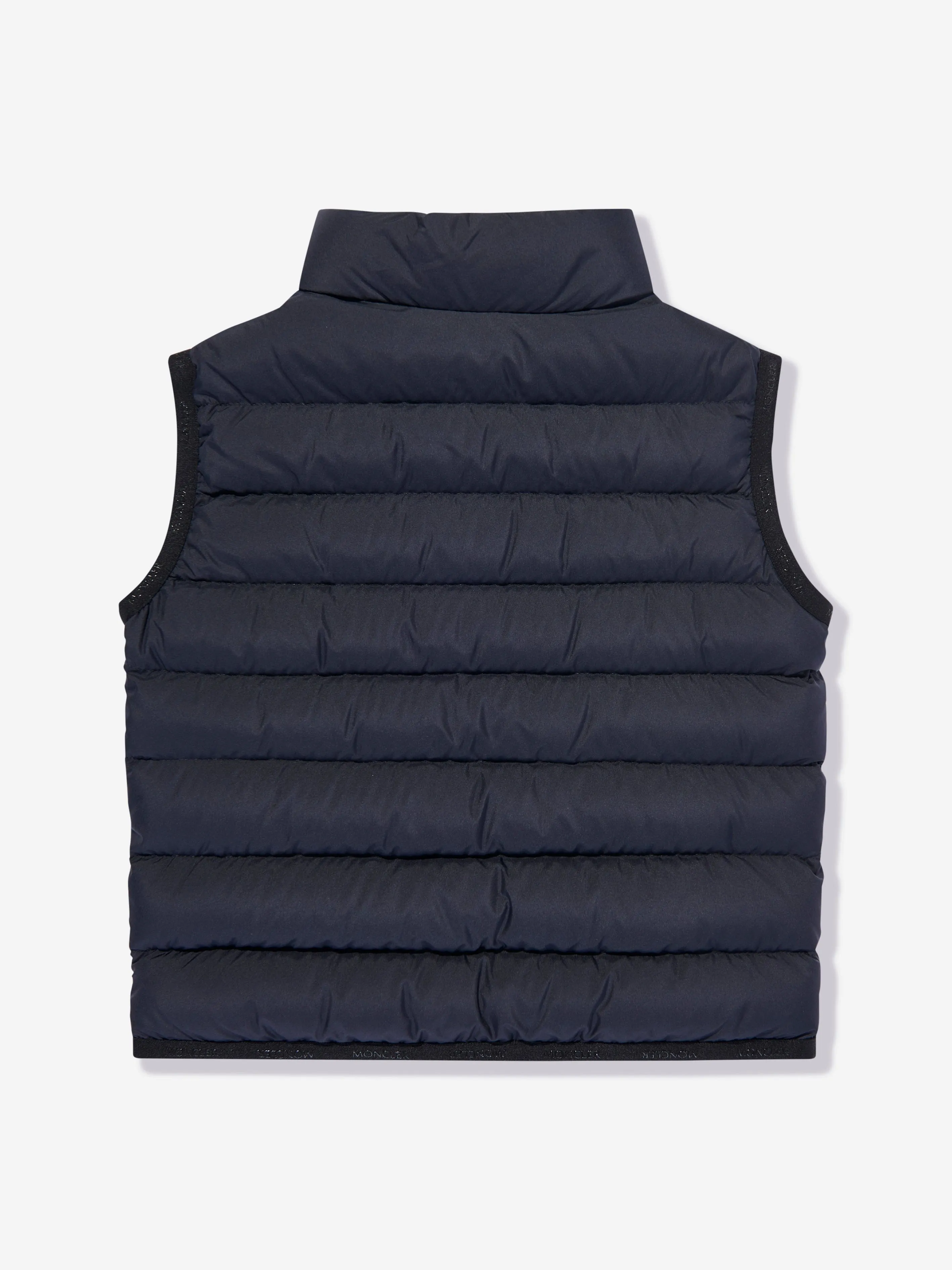 Moncler Enfant Jungen Daunengefütterte Contrin Weste in Marine