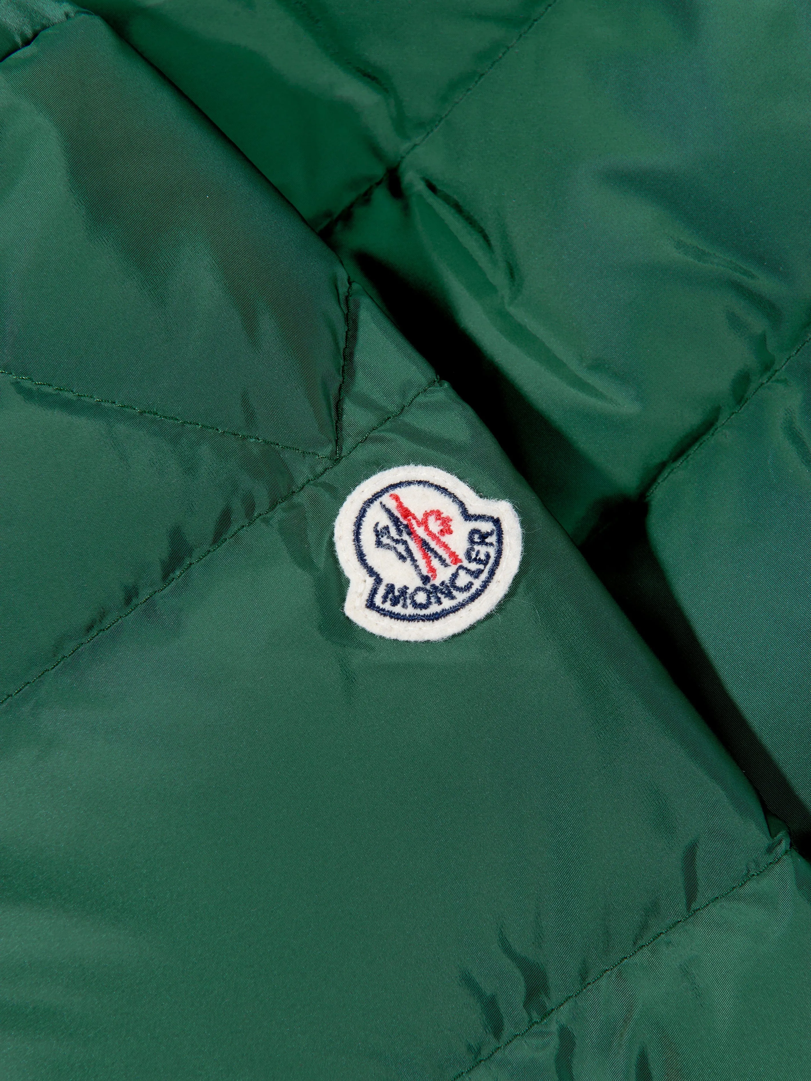 Moncler Enfant Jungen Daunengefütterte Merary Jacke in Grün