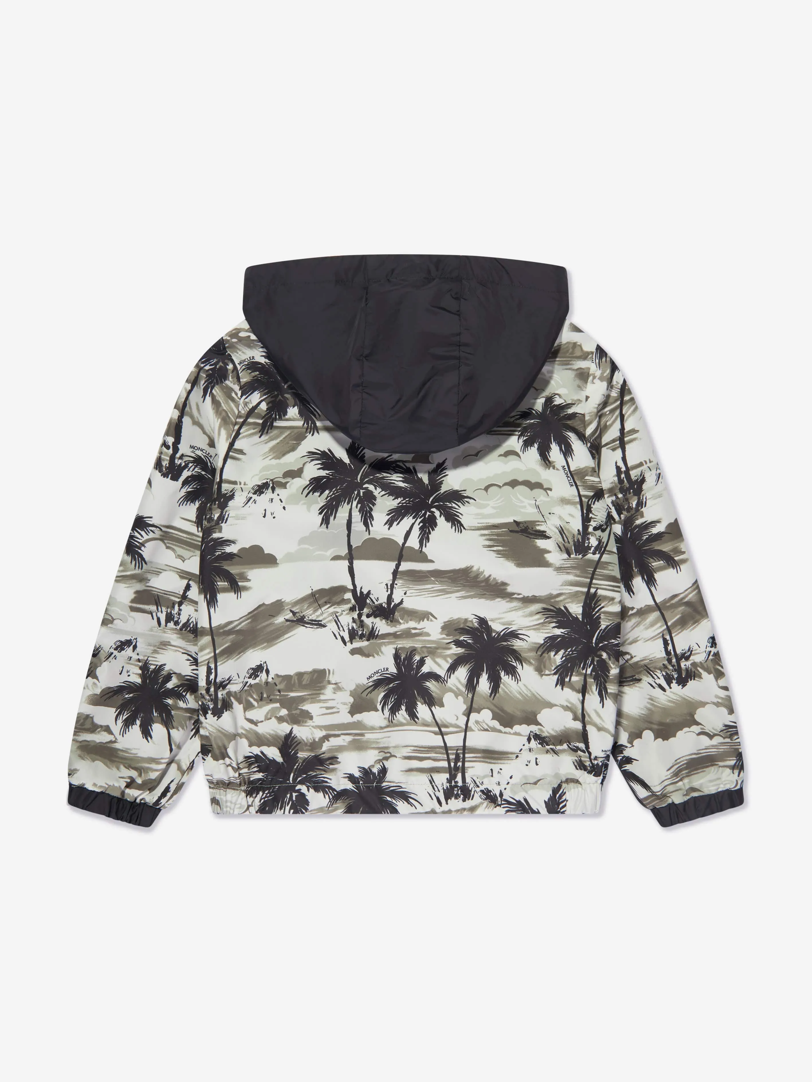 Moncler Enfant Jungen Palmbaum Keenan Jacke in Grün