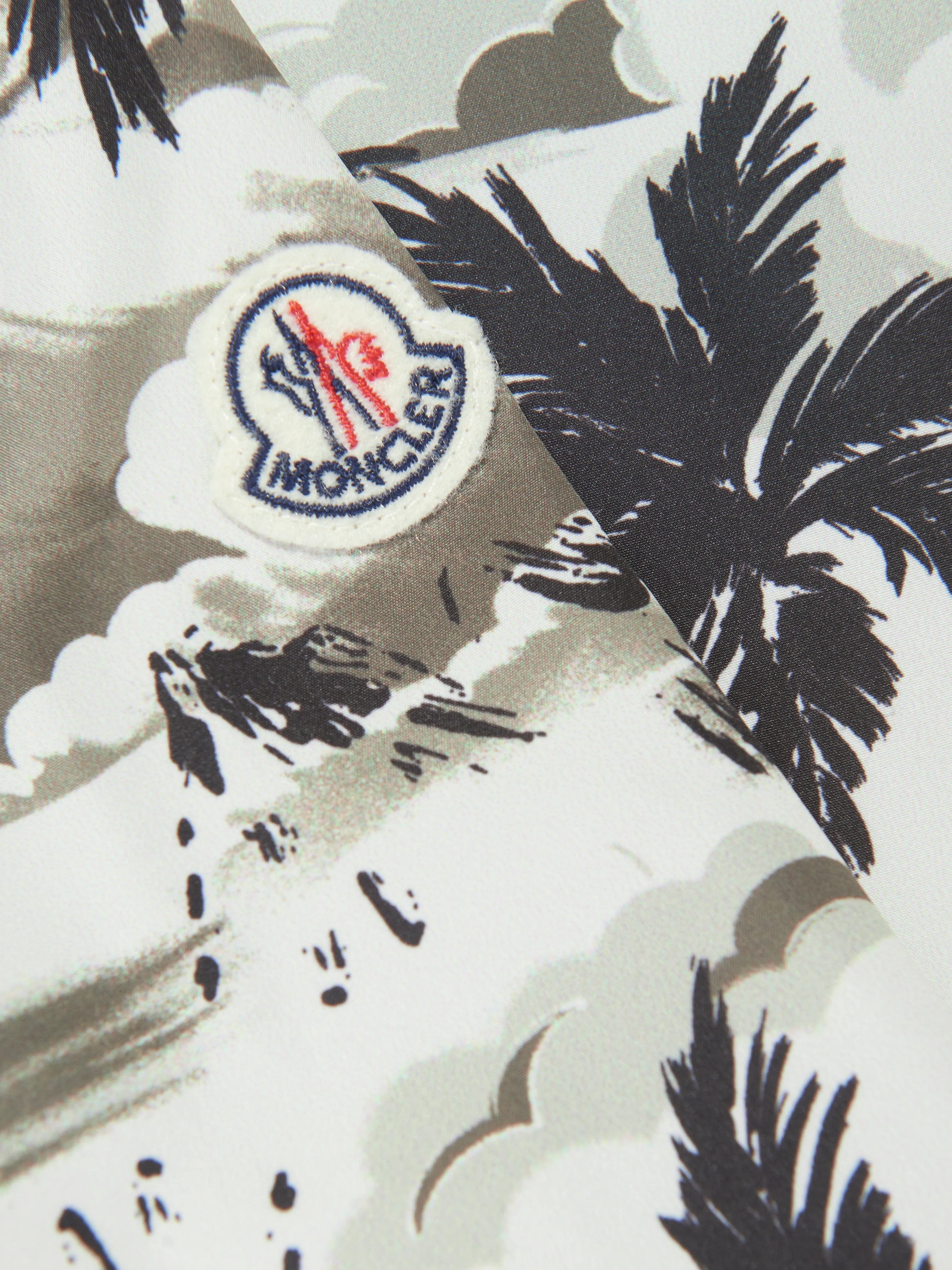 Moncler Enfant Jungen Palmbaum Keenan Jacke in Grün