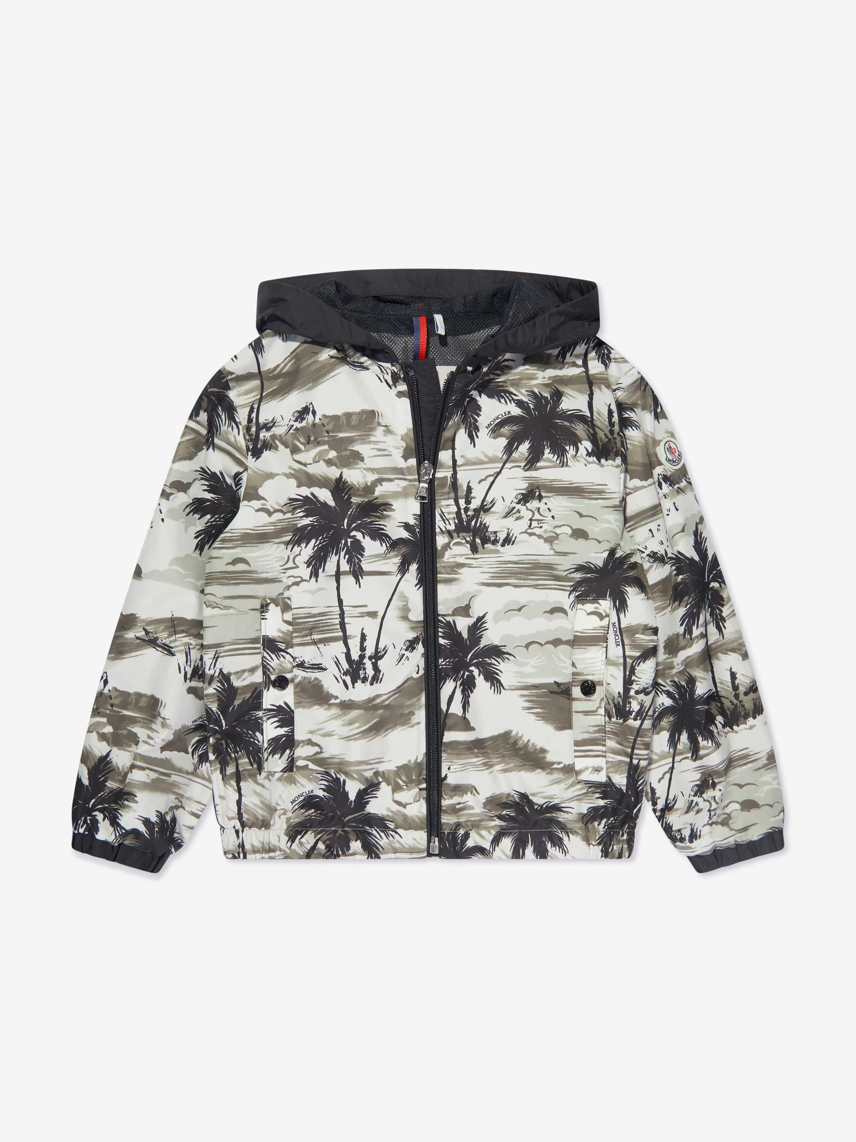 Moncler Enfant Jungen Palmbaum Keenan Jacke in Grün