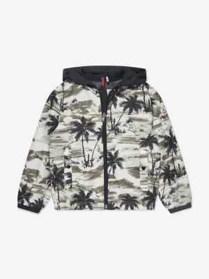 Moncler Enfant Jungen Palmbaum Keenan Jacke in Grün