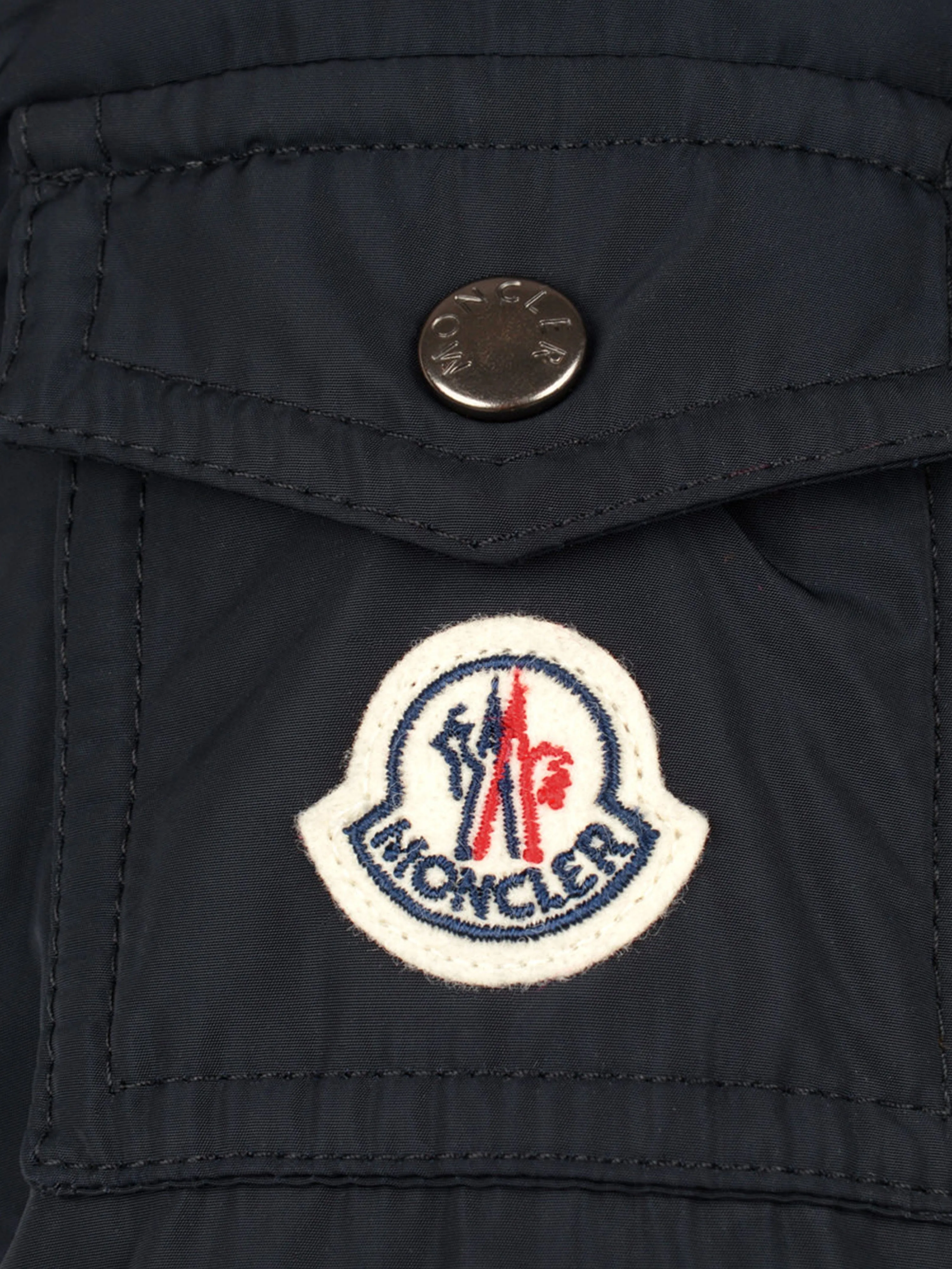 Moncler Enfant Daunengefütterte Jonquieres Babyjacke