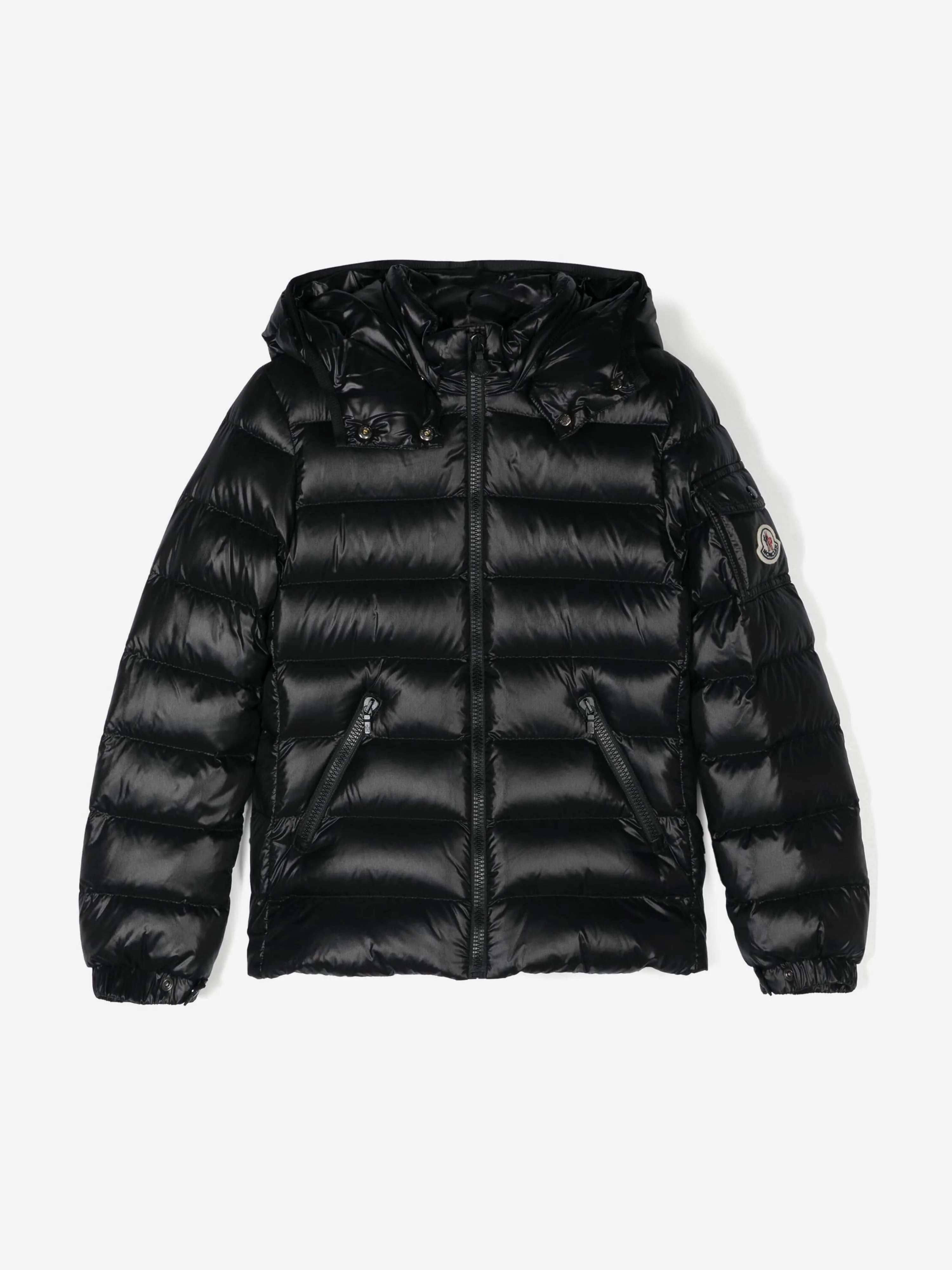 Moncler Enfant Mädchen Daunengefütterte Babyjacke in Schwarz