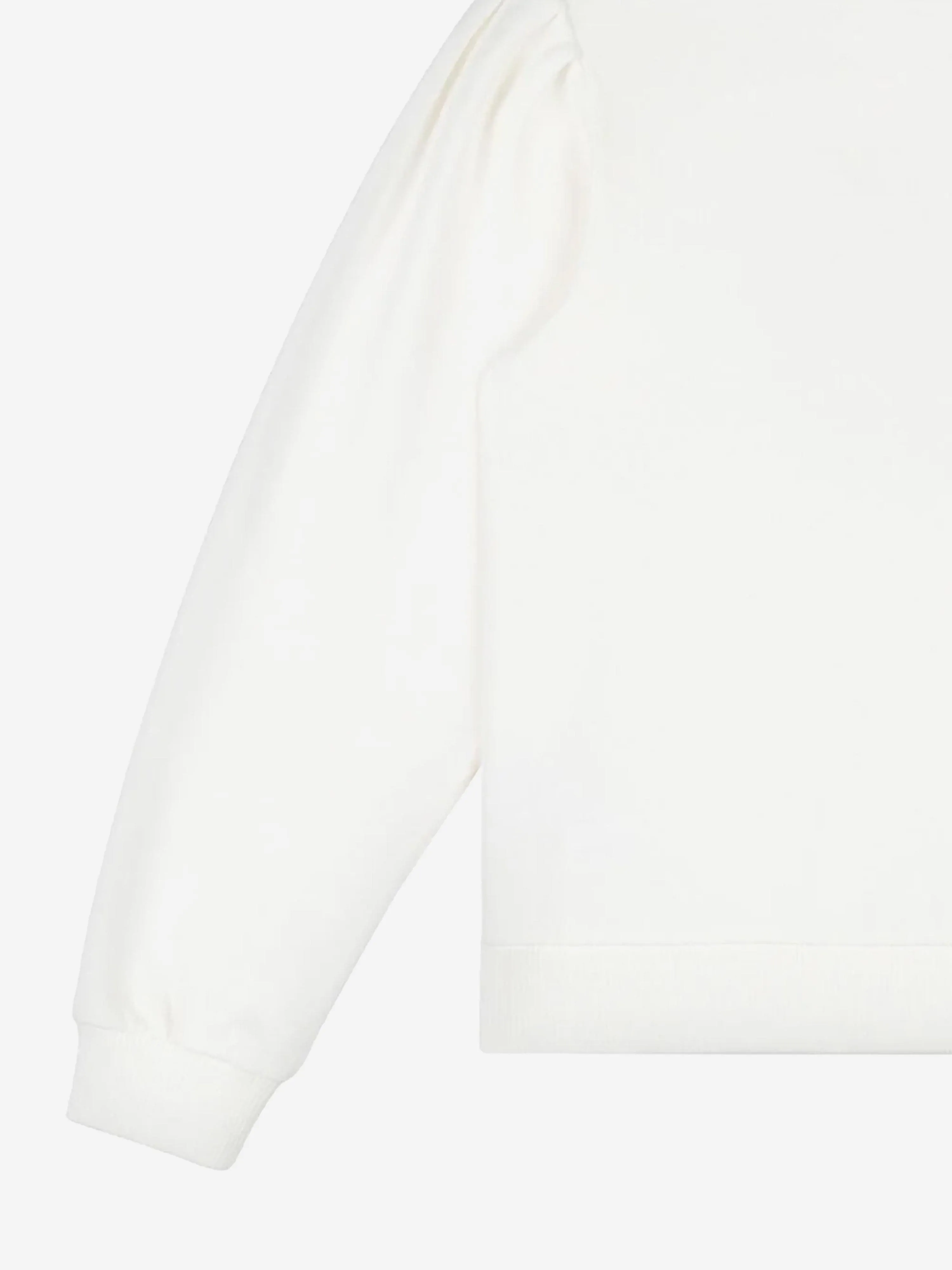Moschino Girls Heart Logo Sweatshirt in Elfenbein