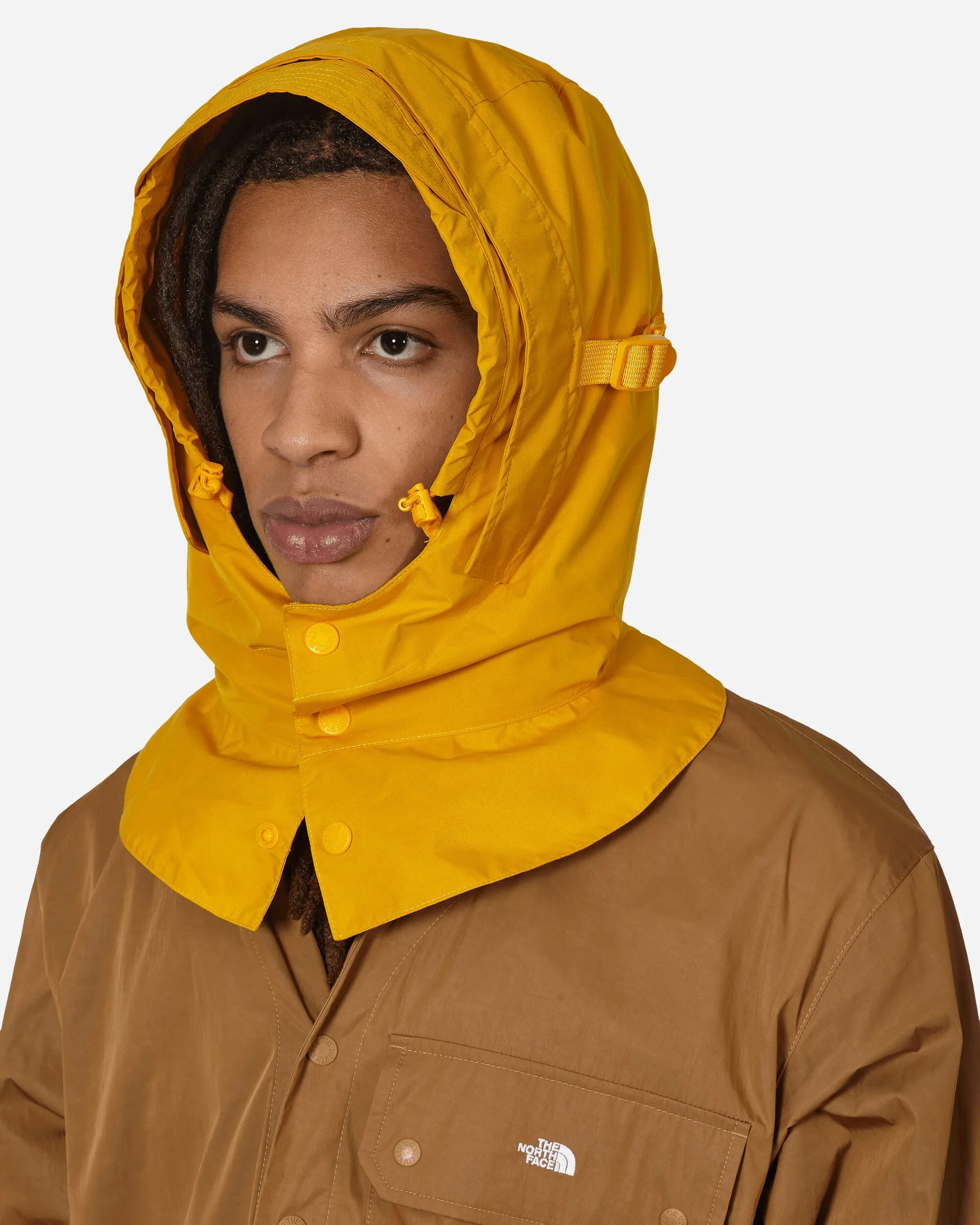 Utility-Brauner Kapuzen-Cardigan mit mehreren Taschen