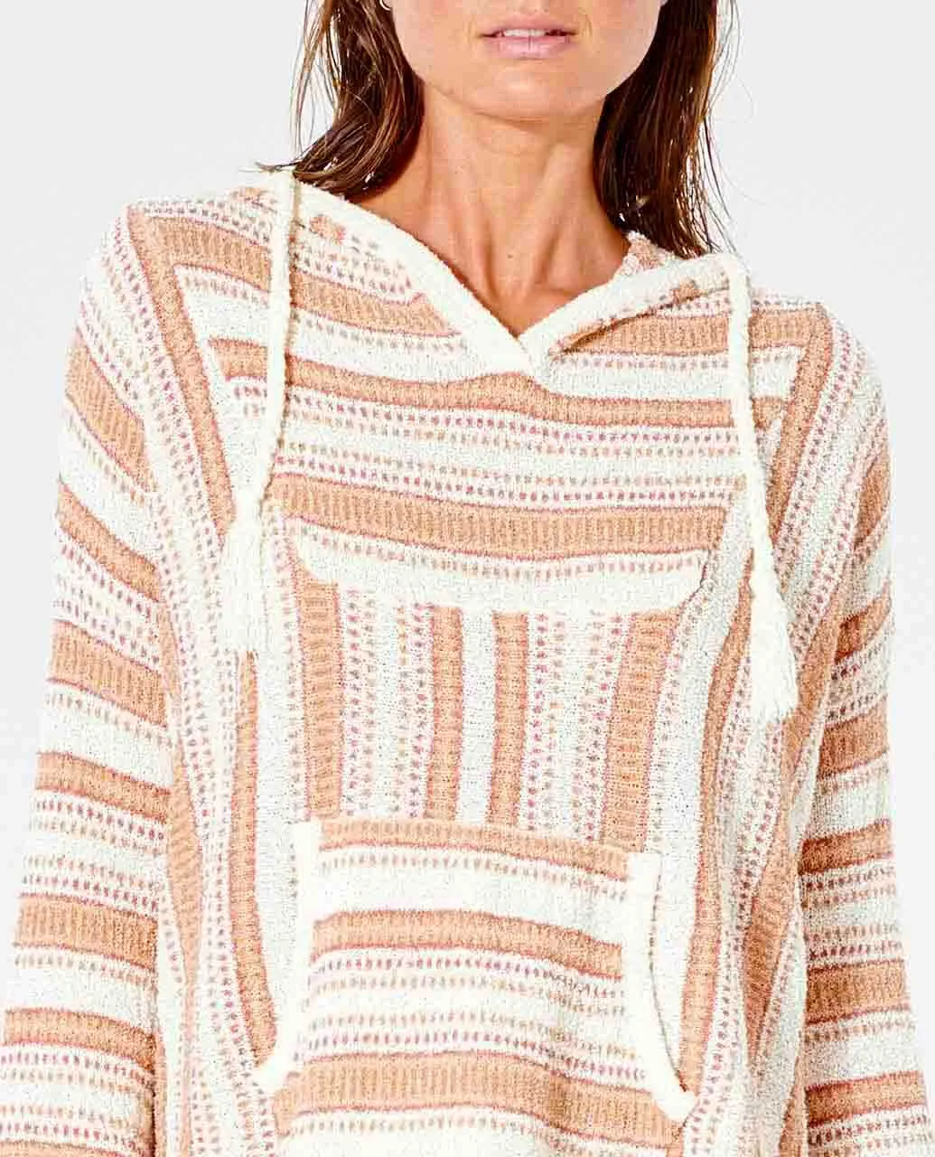 Namotu Streifen Poncho