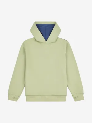 New Balance Boys Premium Kontrast Hoodie in Grün