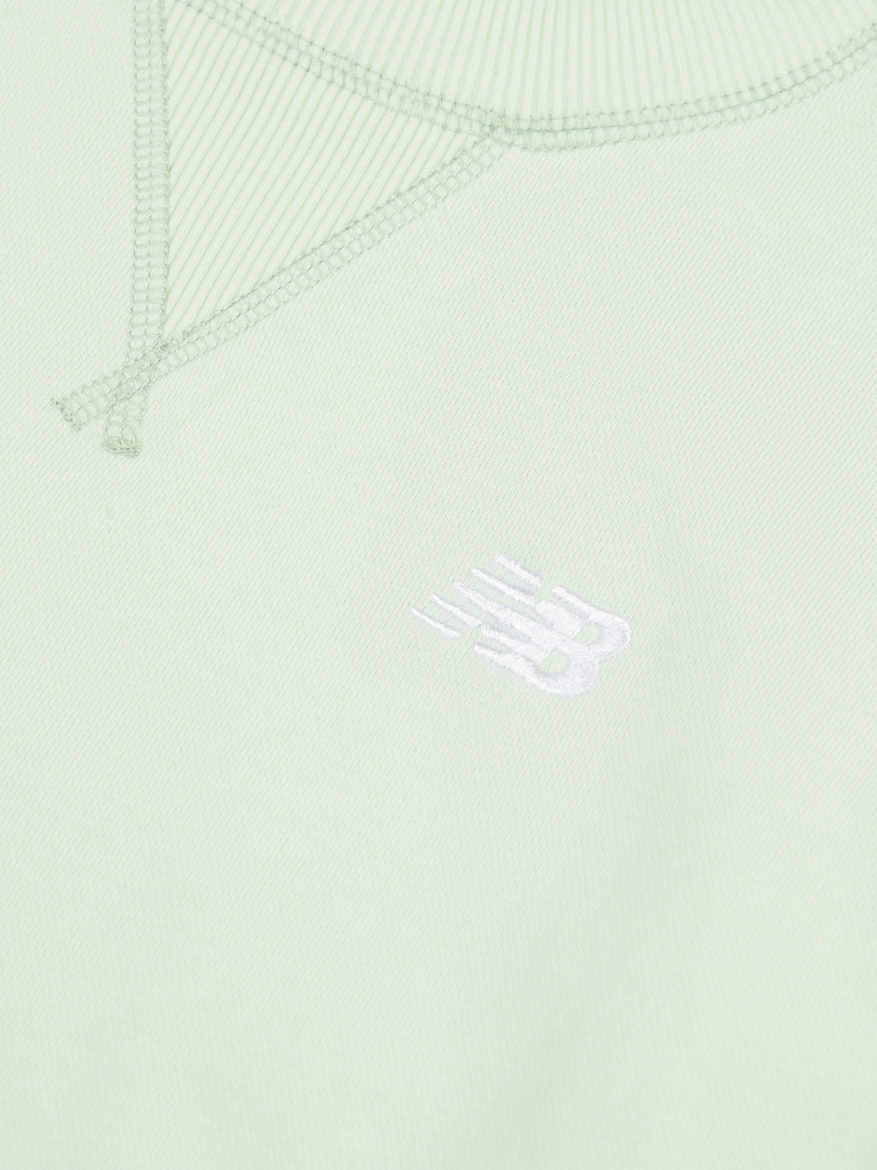 New Balance Mädchen French Terry Sweatshirt mit kleinem Logo in Grün