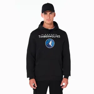 New Era Sweatshirts und Hoodies Minnesota Timberwolves NBA schwarze Pullover-Hoodie