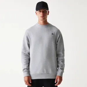 New Era Sweatshirts und Hoodies New Era Essential Grauer Übergroßer Crewneck Pullover