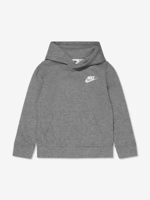 Nike Boys Club Fleece PO Kapuzenpullover in Grau