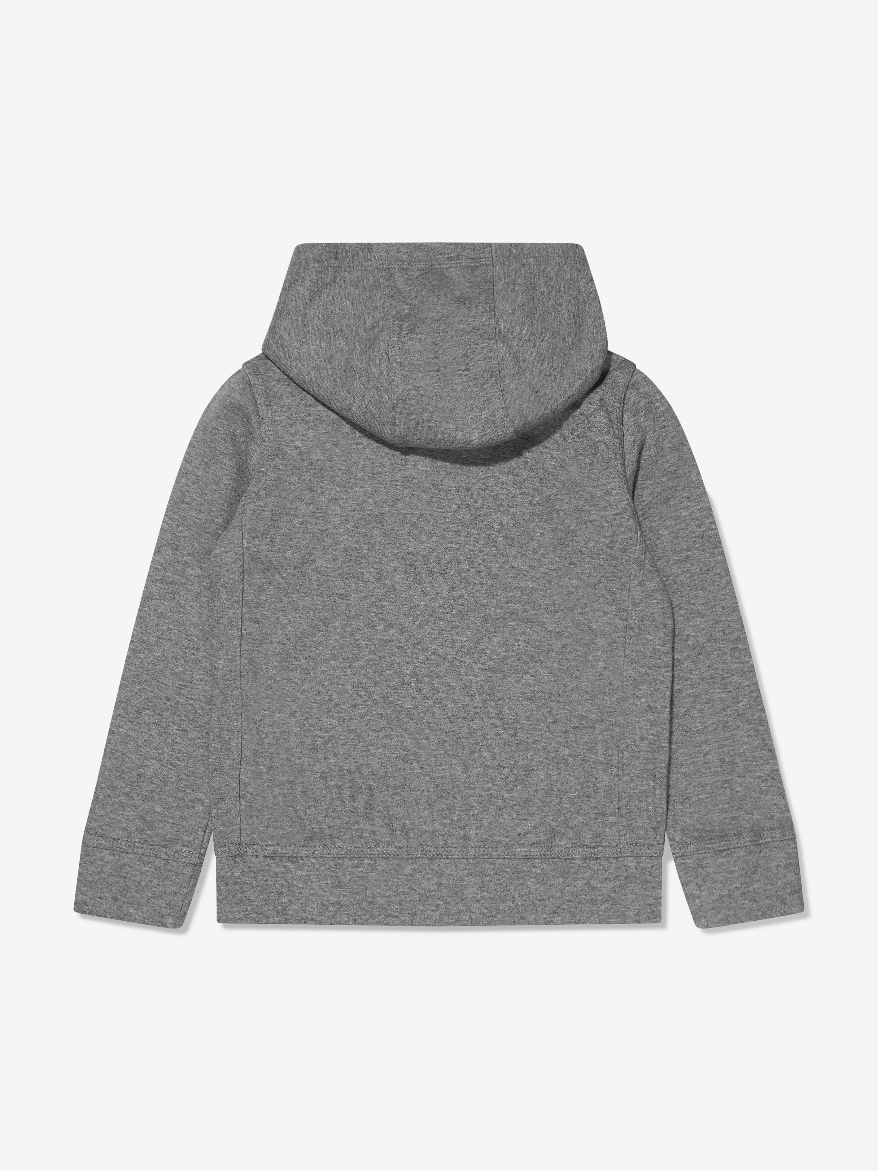 Nike Boys Club Fleece PO Kapuzenpullover in Grau