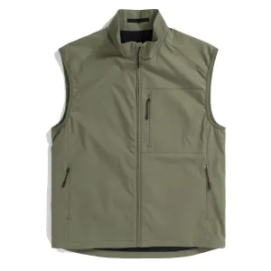 Norse Projects Birkholm Solotex Twill Weste Sediment Grün