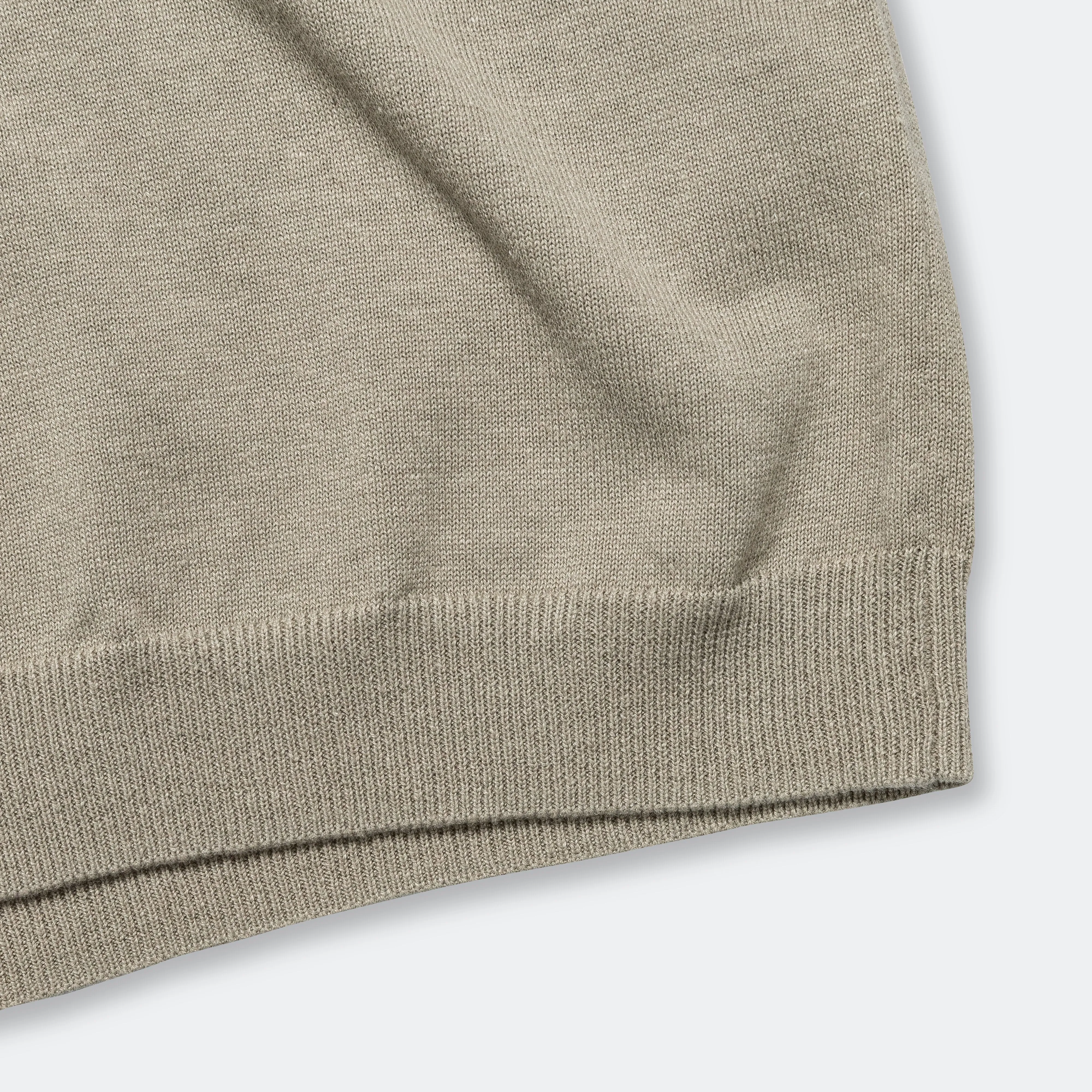 Norse Projects Kleidung Rhys Baumwolle-Leinen T-Shirt - Lehm