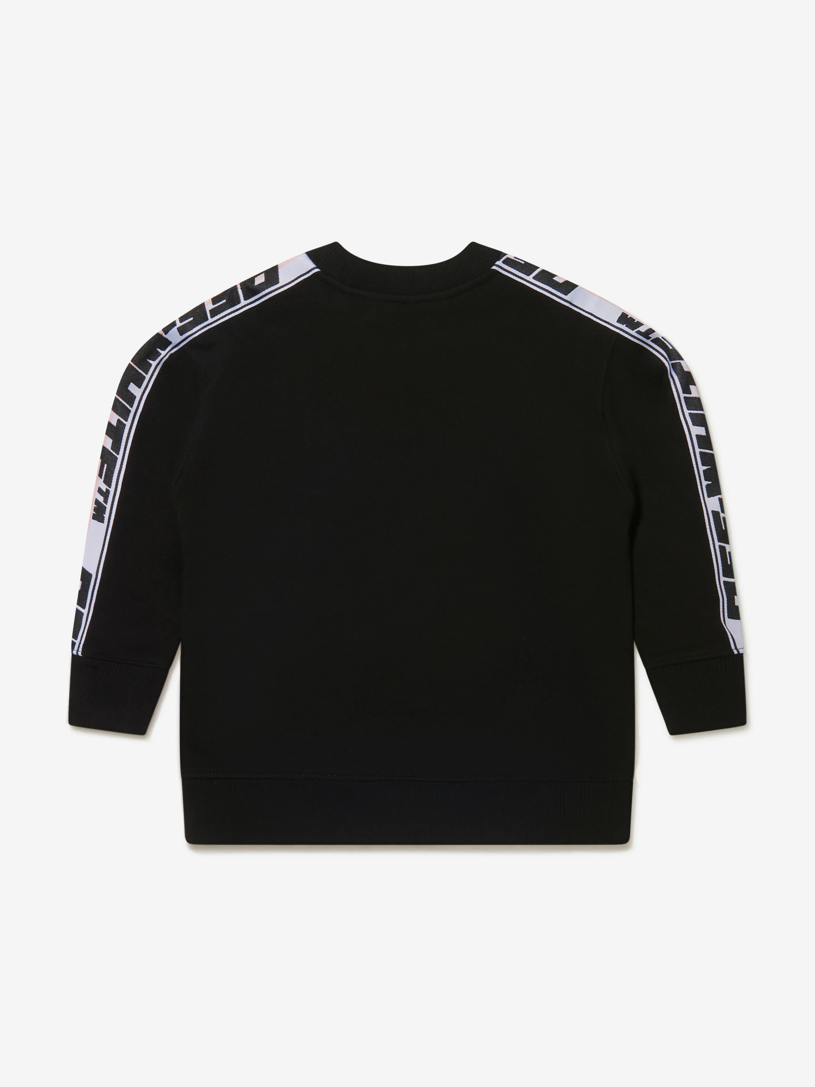 Off-White Girls Baumwoll-Crewneck-Logo-Band-Sweatshirt
