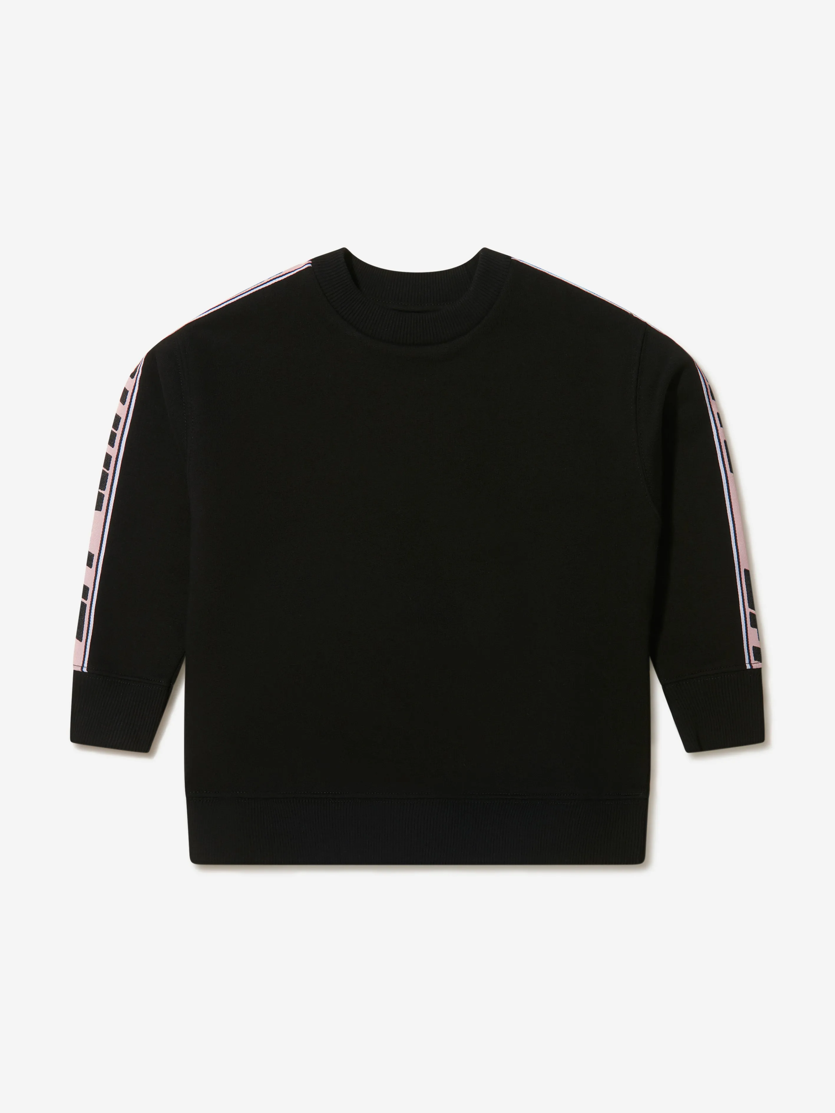 Off-White Girls Baumwoll-Crewneck-Logo-Band-Sweatshirt