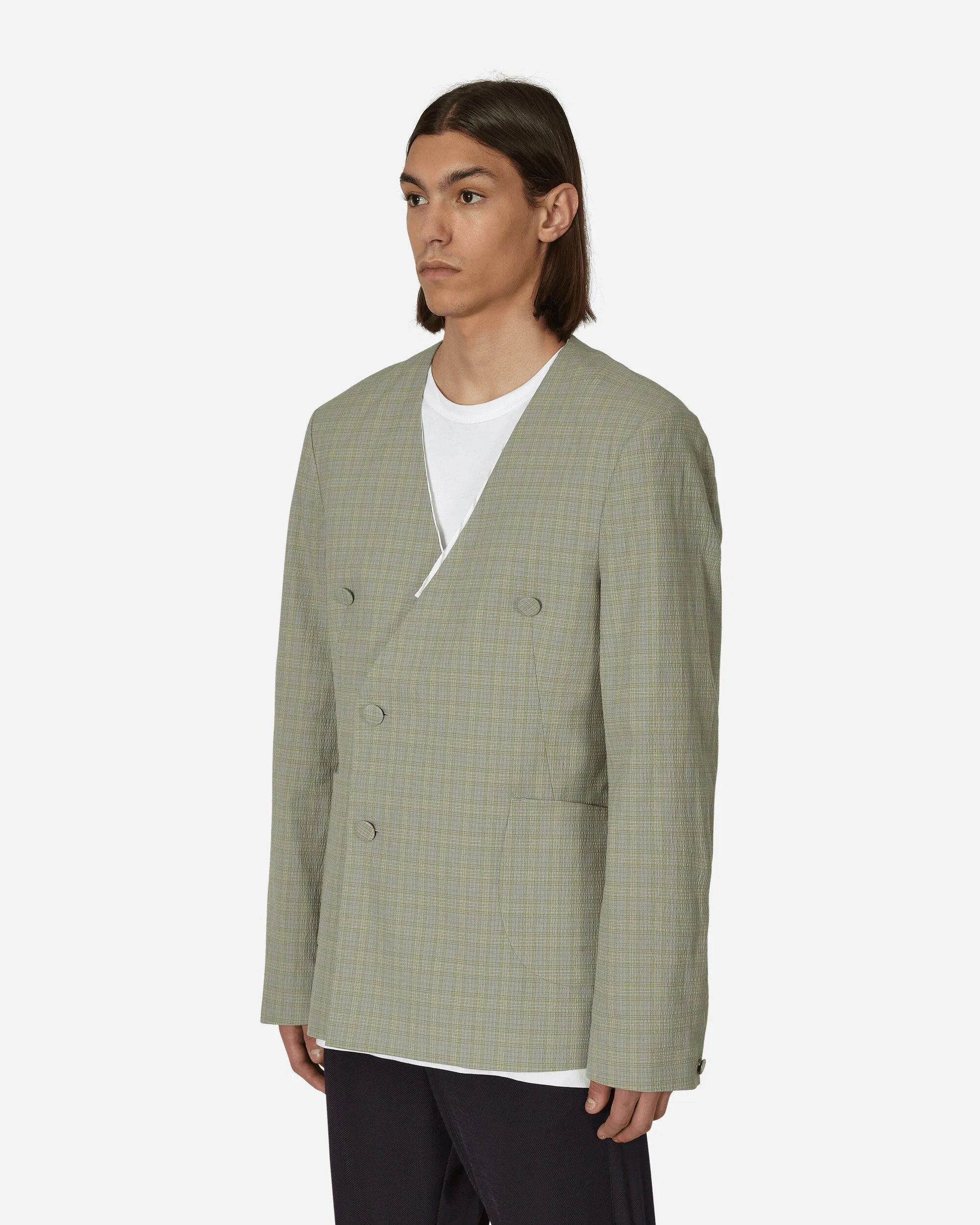 Oma Reversibler Blazer Stein Gelb
