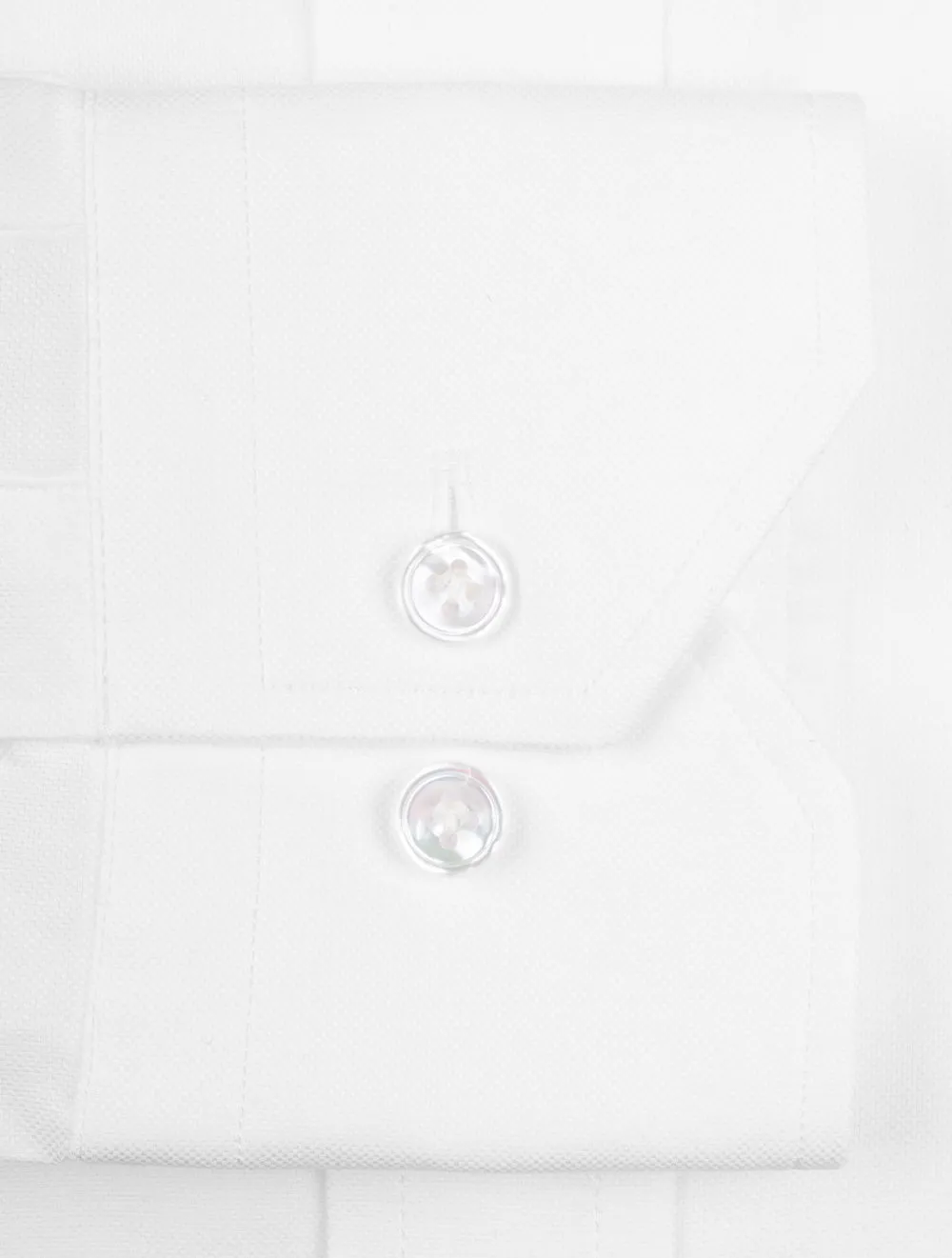Oxford Button-Down-Hemd Weiß