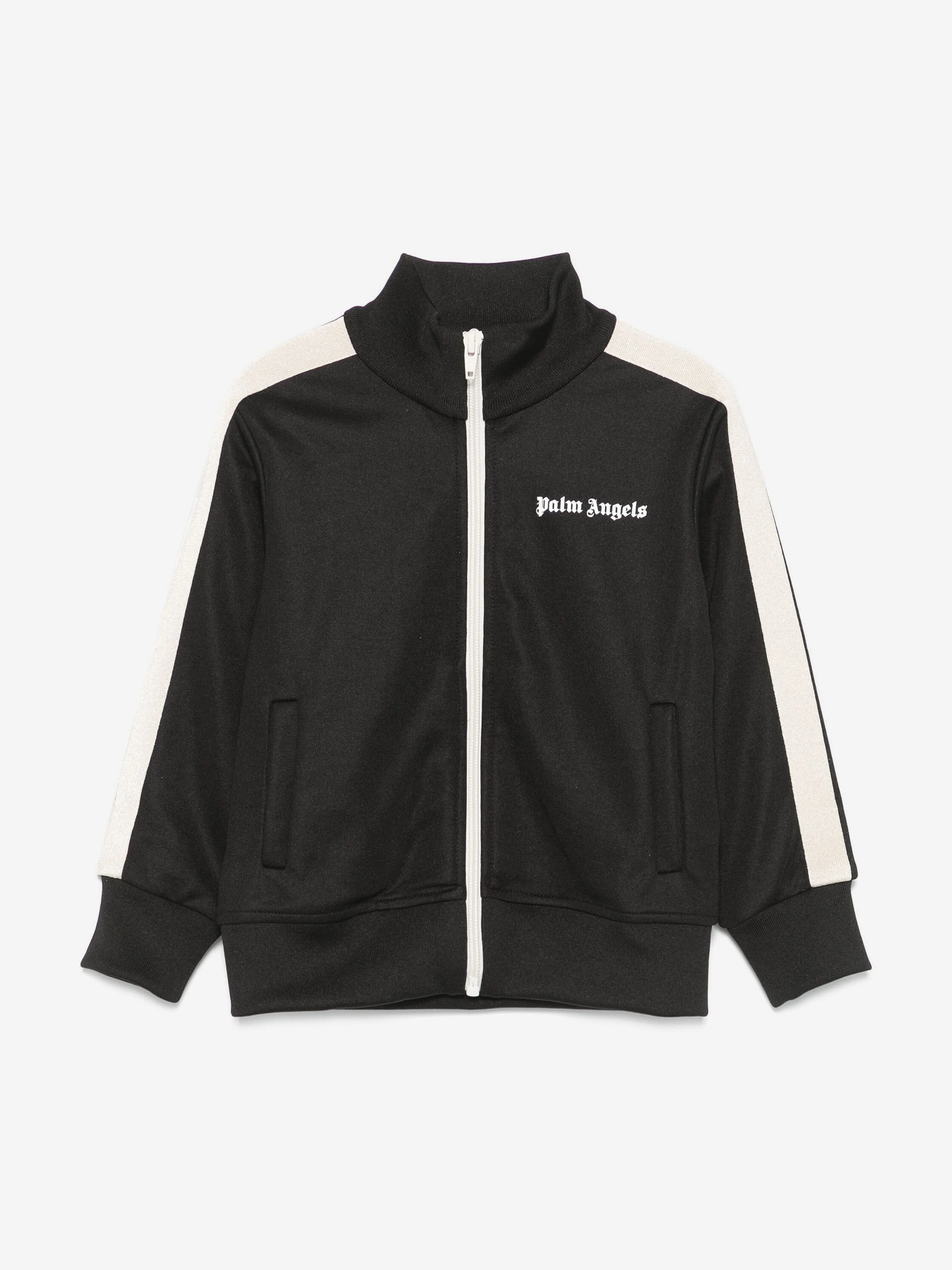 Palm Angels Jungen Trackjacke in Schwarz