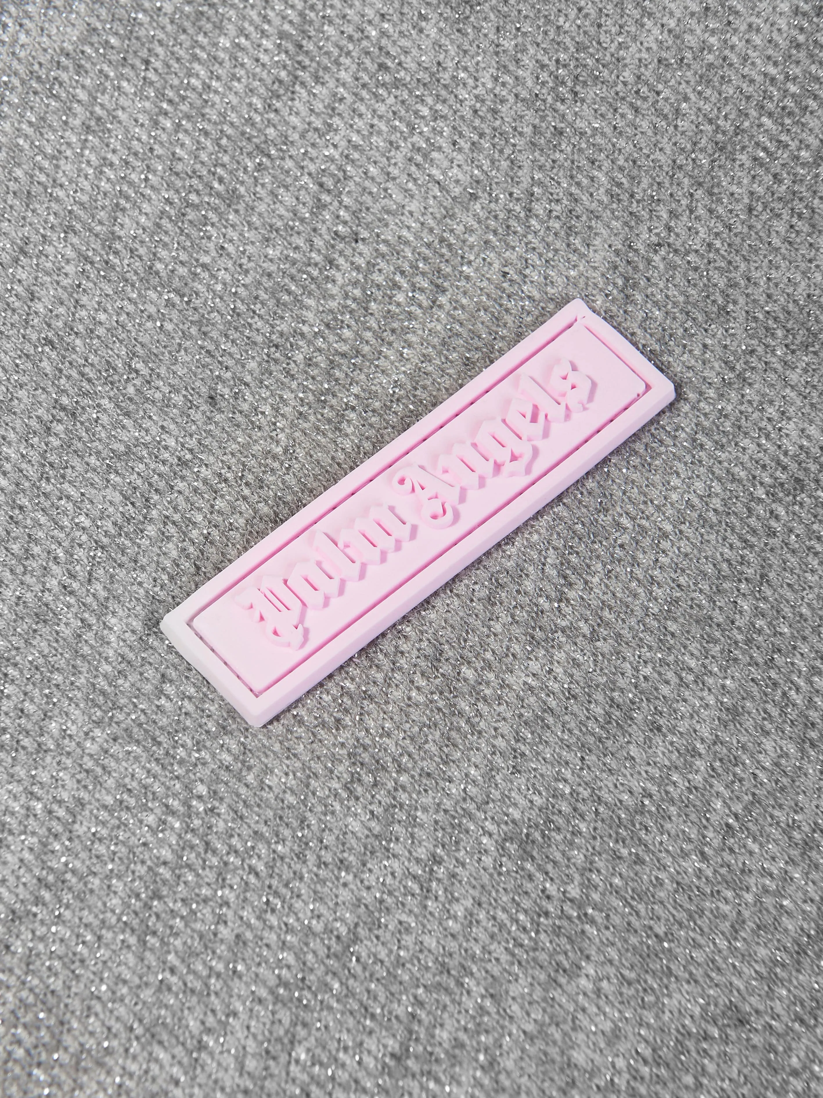 Palm Angels Mädchen Lurex Sweatshirt mit offenem Rücken in Grau