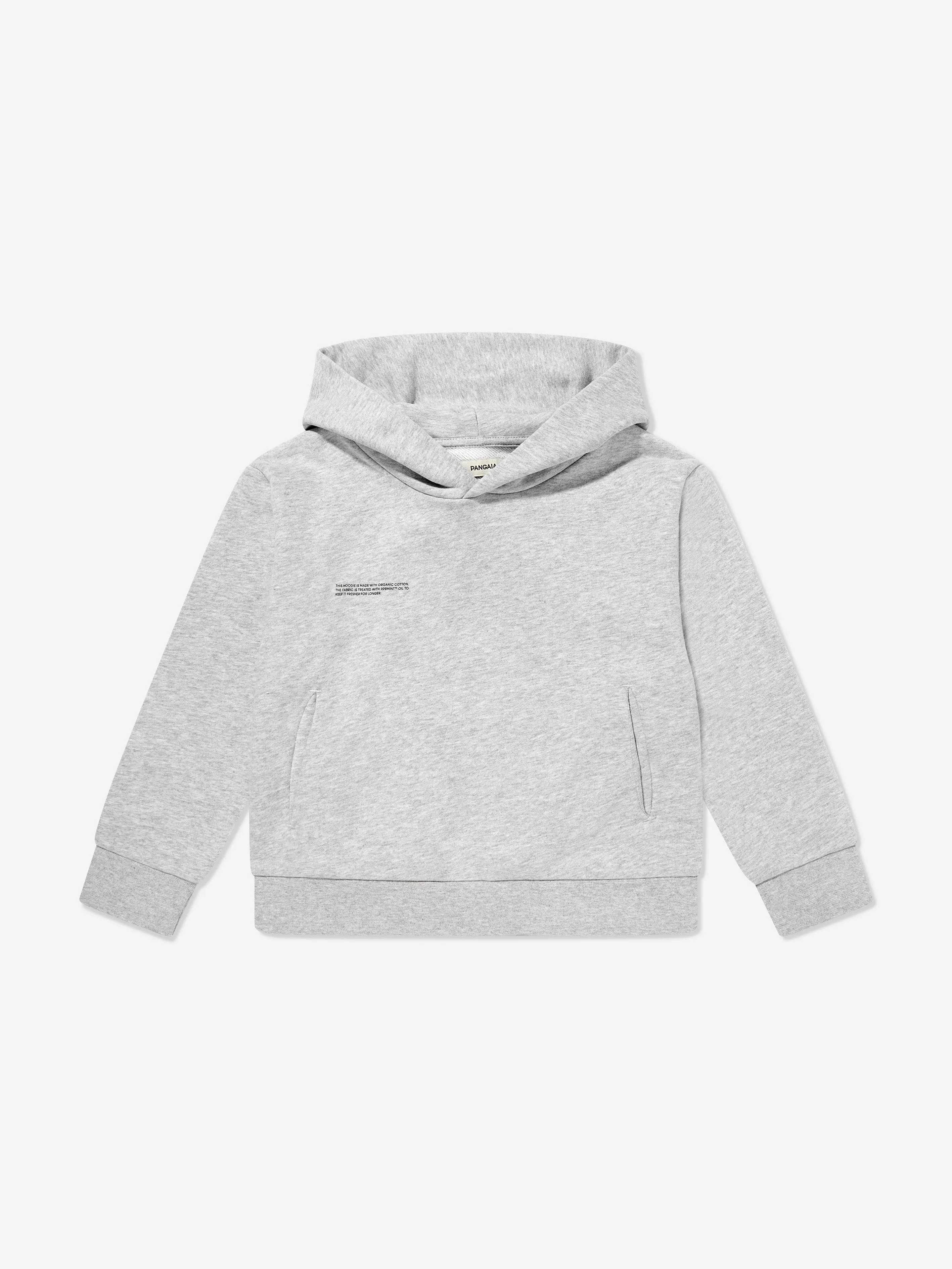 PANGAIA Kids 365 Midweight Hoodie in Grau