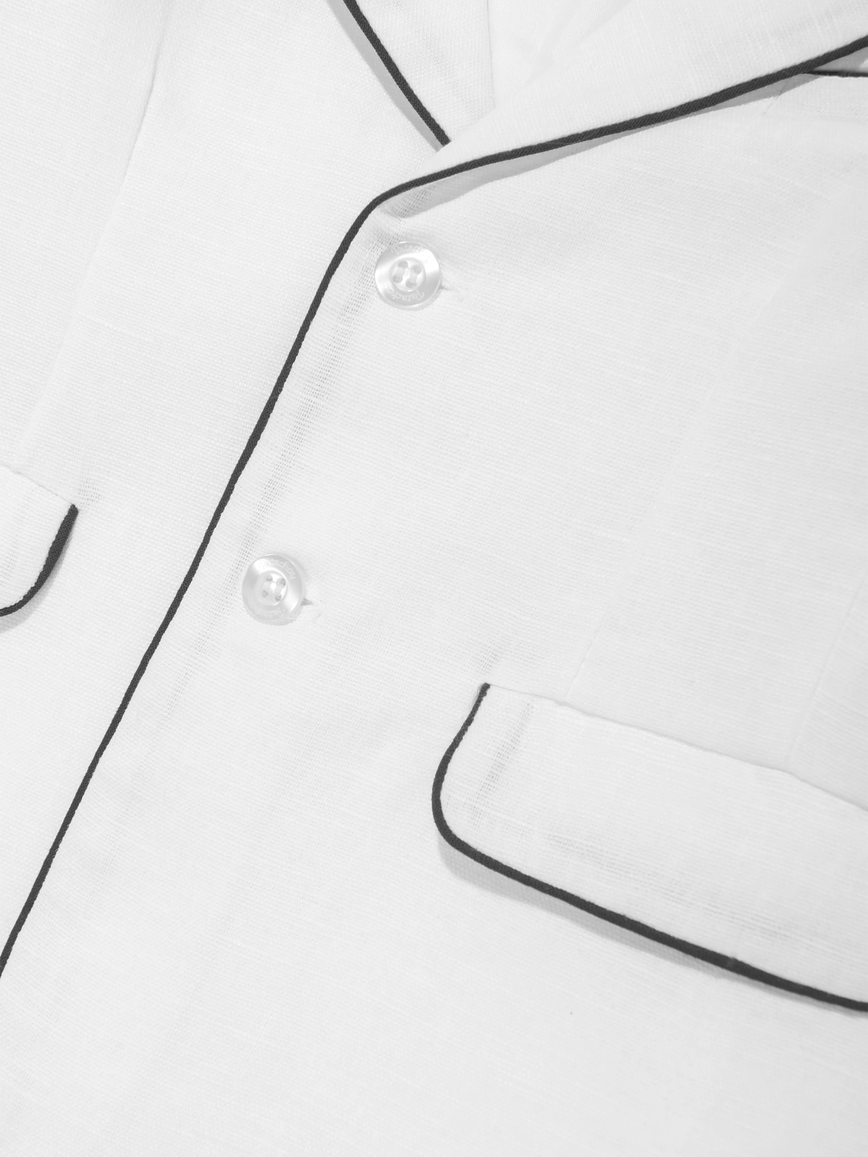 Patachou Boys Leinen Blazer in Weiß