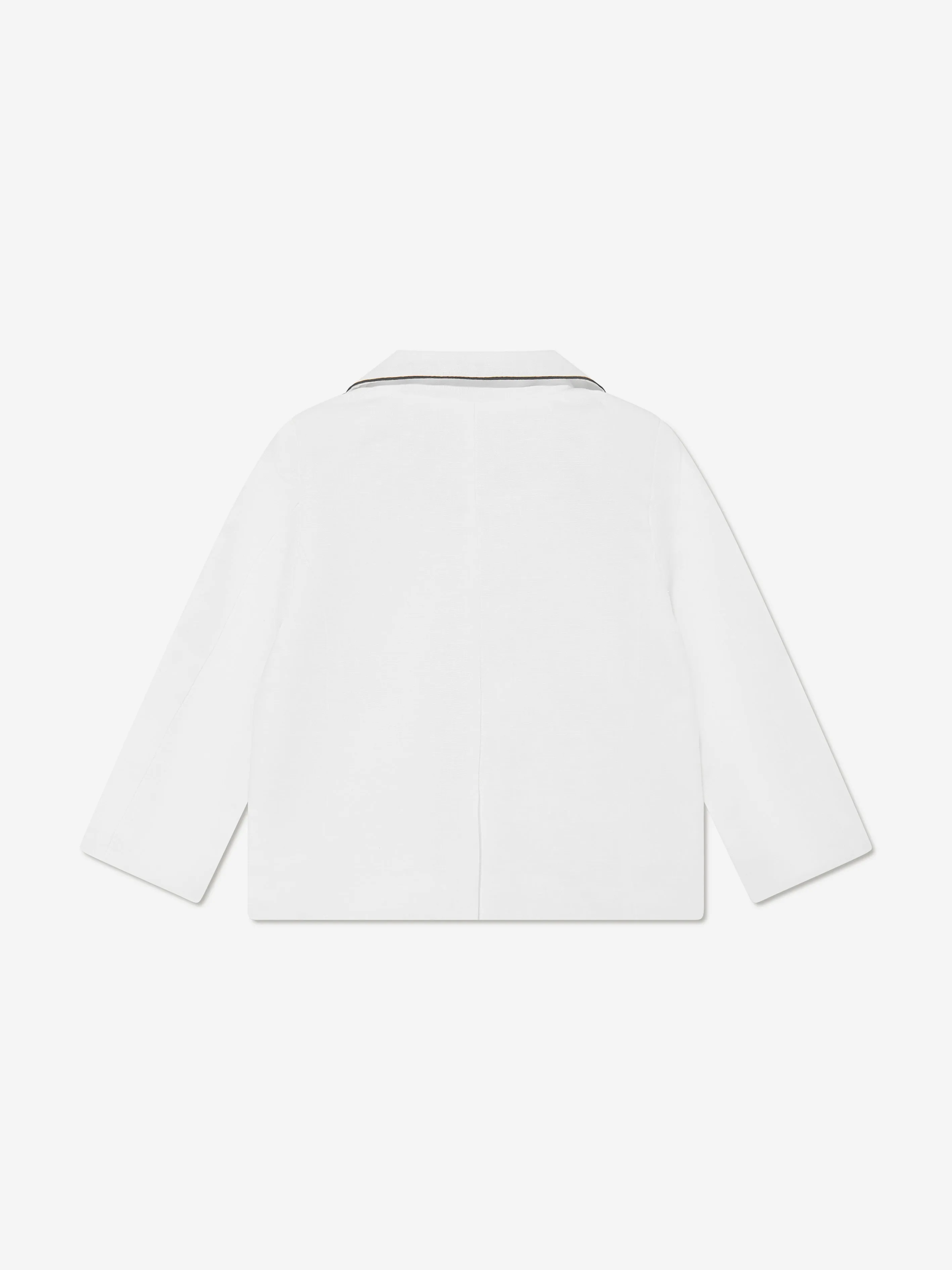 Patachou Boys Leinen Blazer in Weiß