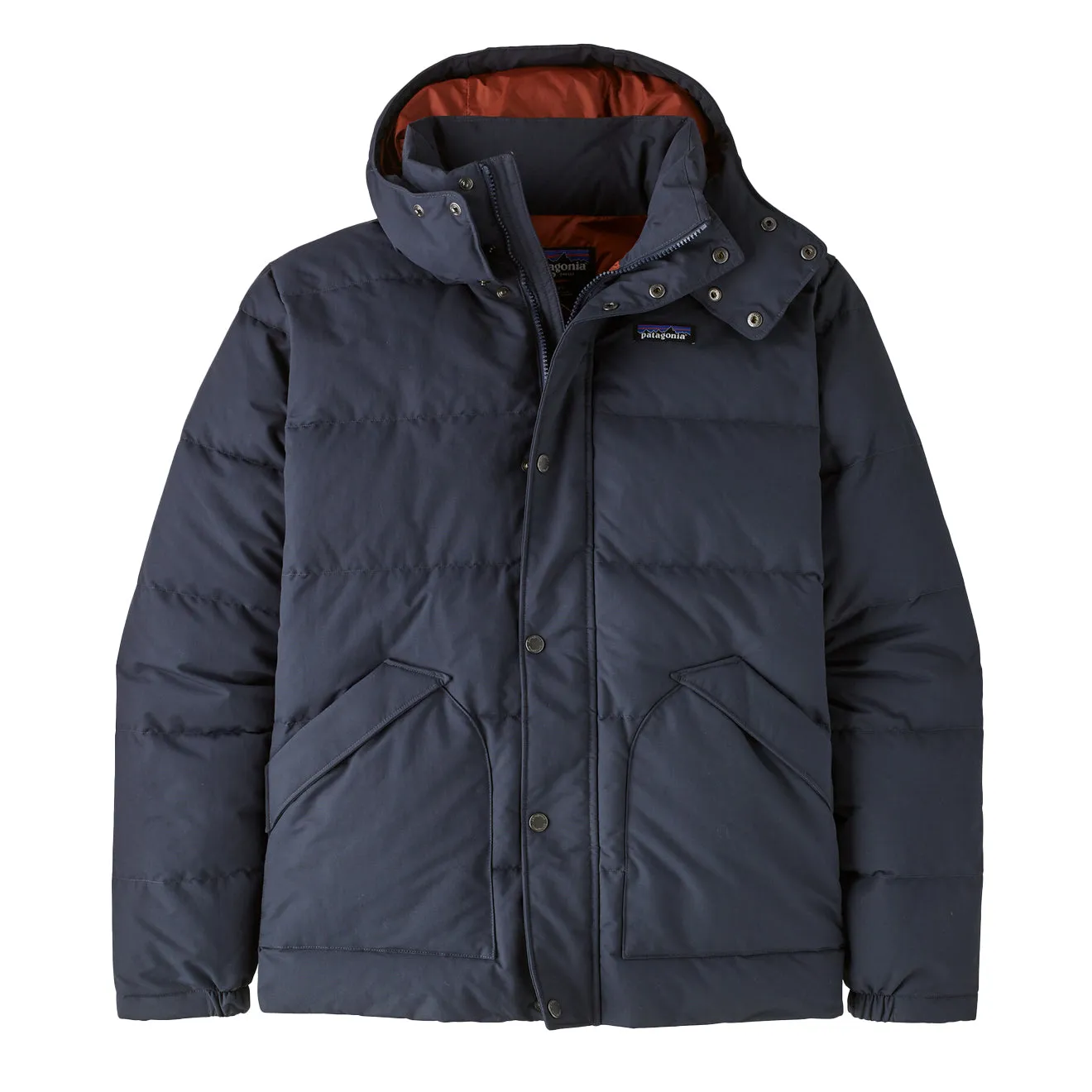 Patagonia Downdrift Jacket Glimmendes Blau / Gebrannter Rot