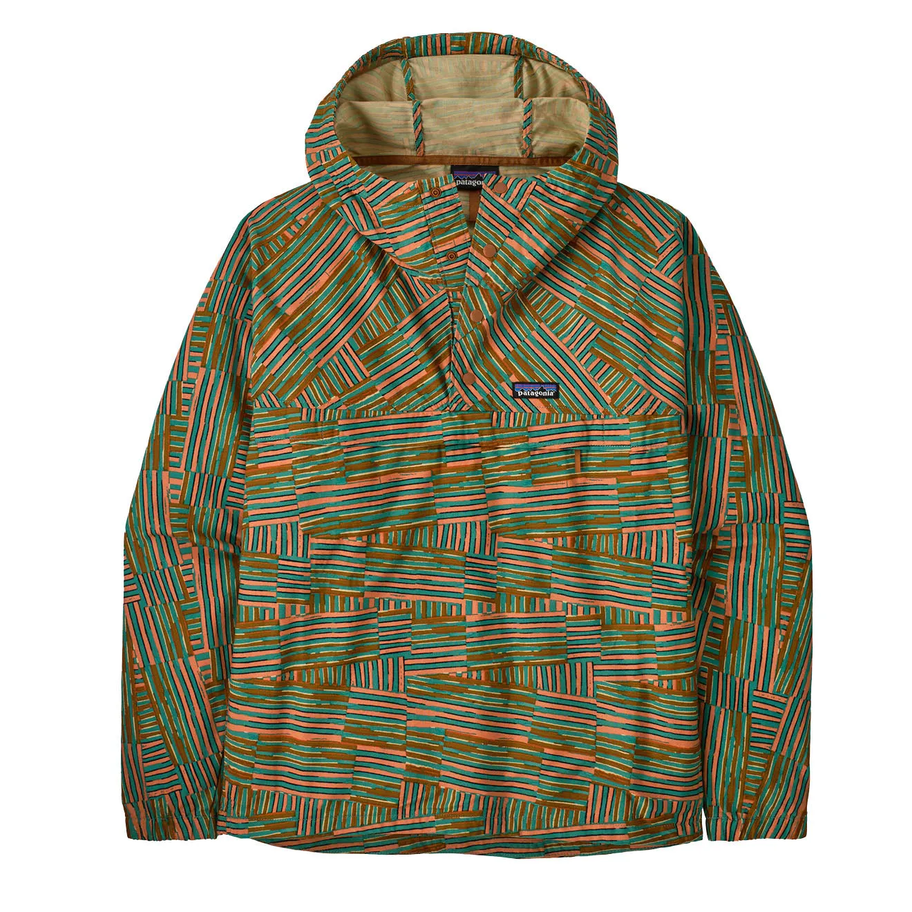 Patagonia Funhoggers Anorak Steppjacke Fitz / Herzblattgrün