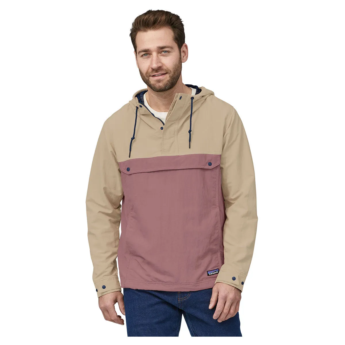 Patagonia Herren Isthmus Anorak - Abendliches Mauve Patagonia Kleidung