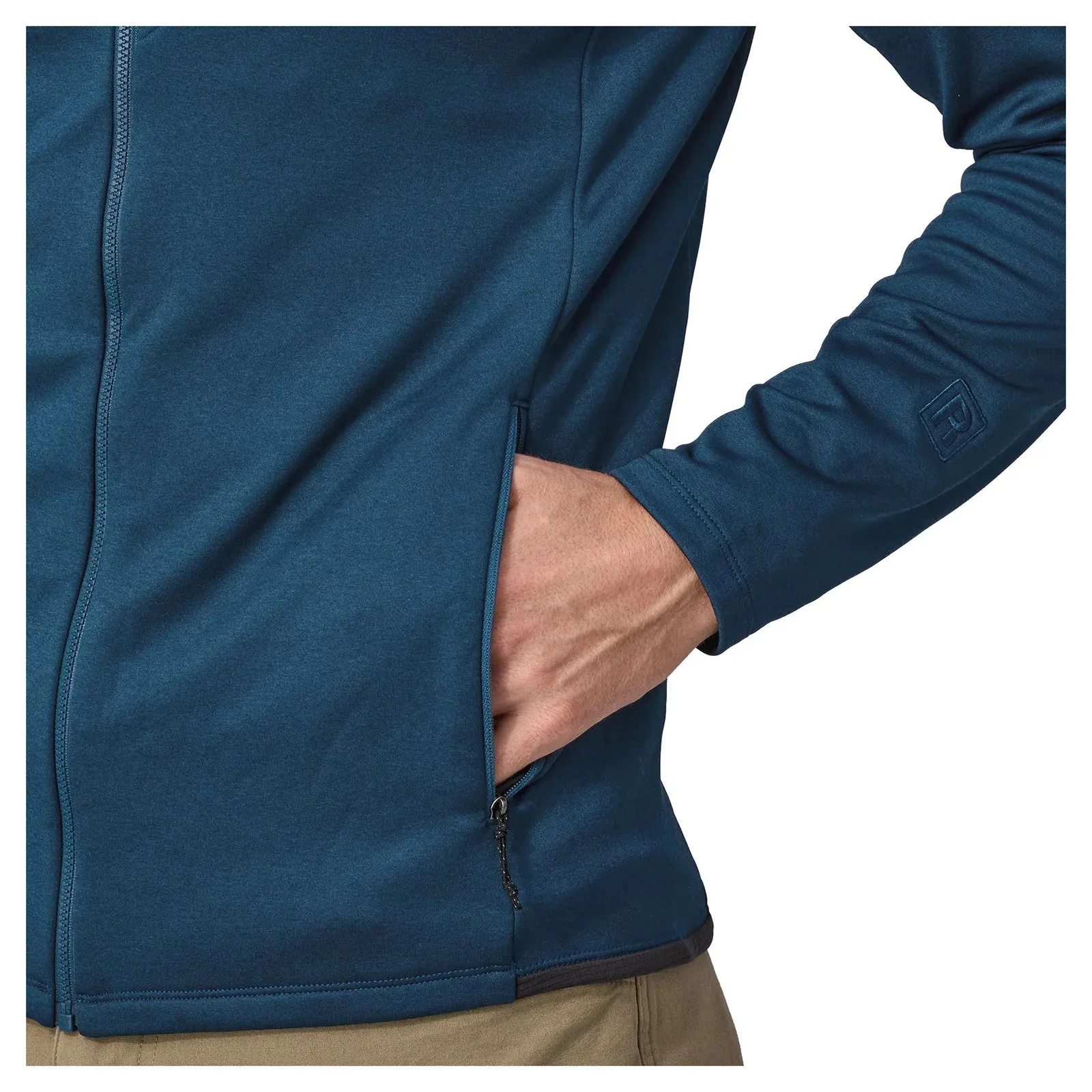 Patagonia Herren R1 Daily Jacke - Lagom Blau - Tidepool Blau X-Dye Patagonia Kleidung
