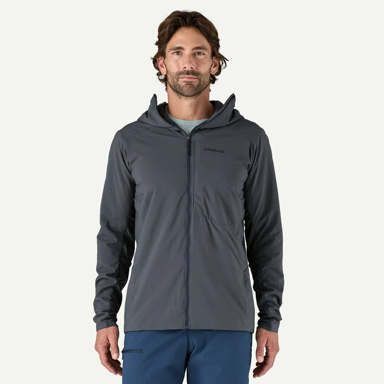 Patagonia Nano-Air Ultralight Full-Zip Kapuzenjacke Smolder Blue
