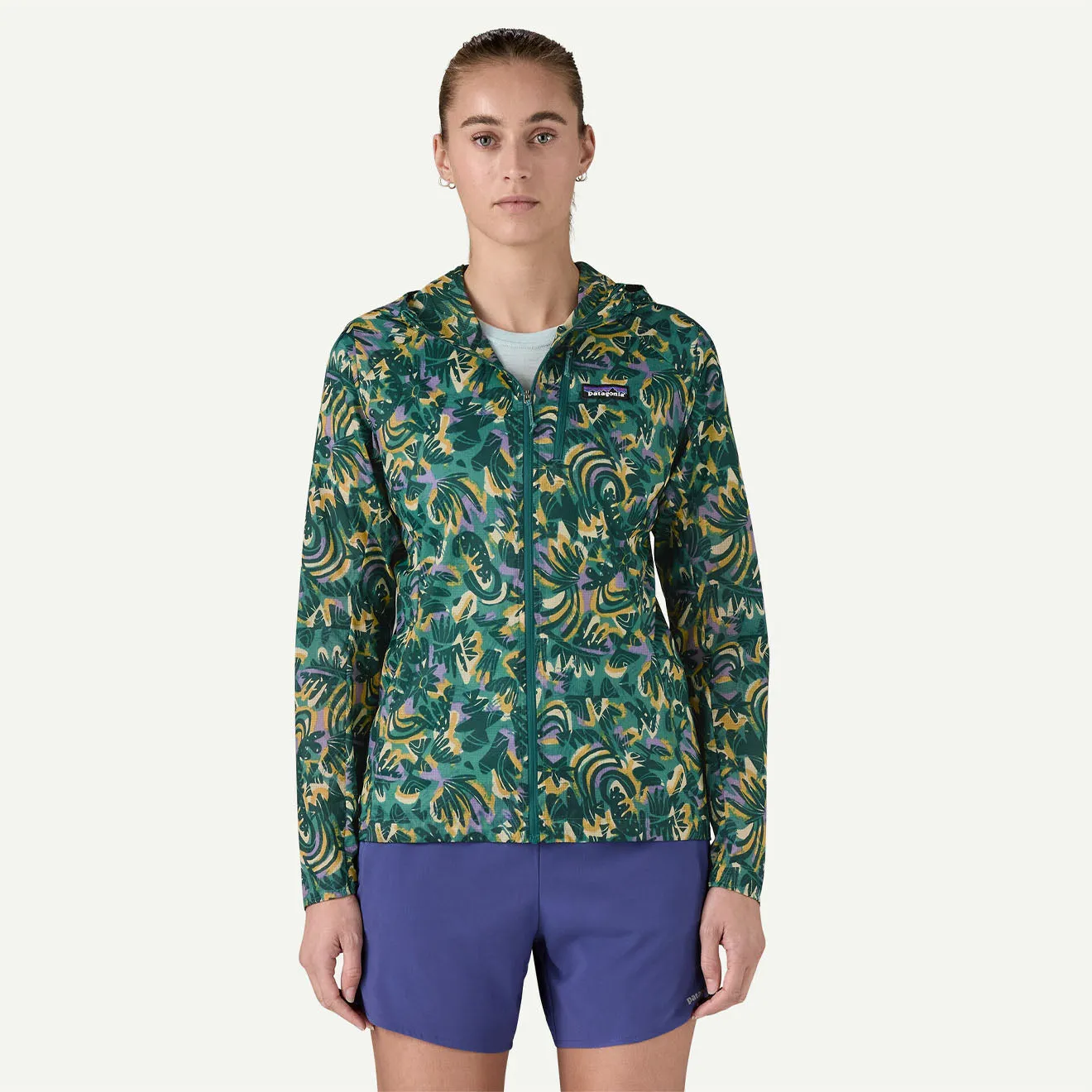 Patagonia Damen Houdini Jacke Wild Botanist / Feuchtgebiet Blau