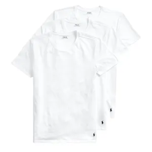 Polo Ralph Lauren 3er-Pack Kurzarm-Unterhemden Weiß Polo Ralph Lauren Bekleidung