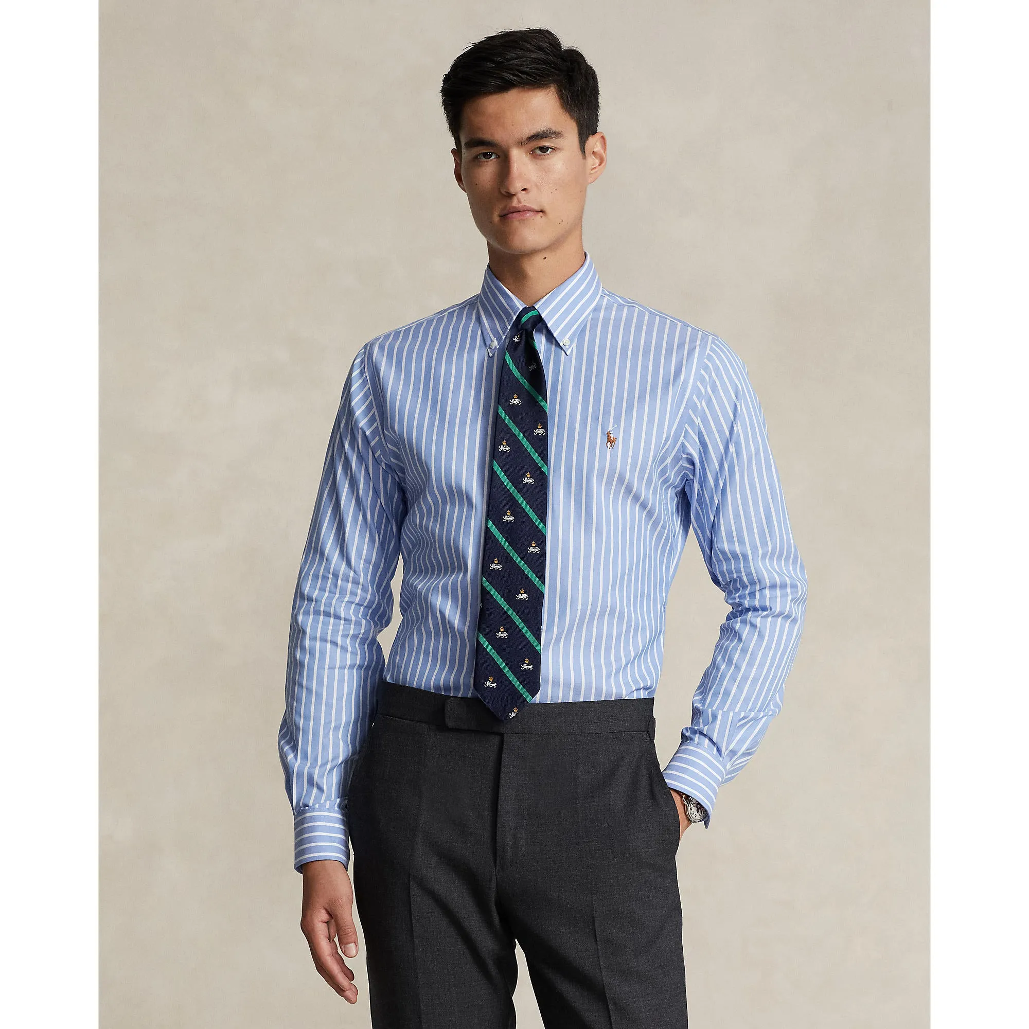 Polo Ralph Lauren - Businesshemd - Gestreift - Blau & Weiß Polo Ralph Lauren Kleidung
