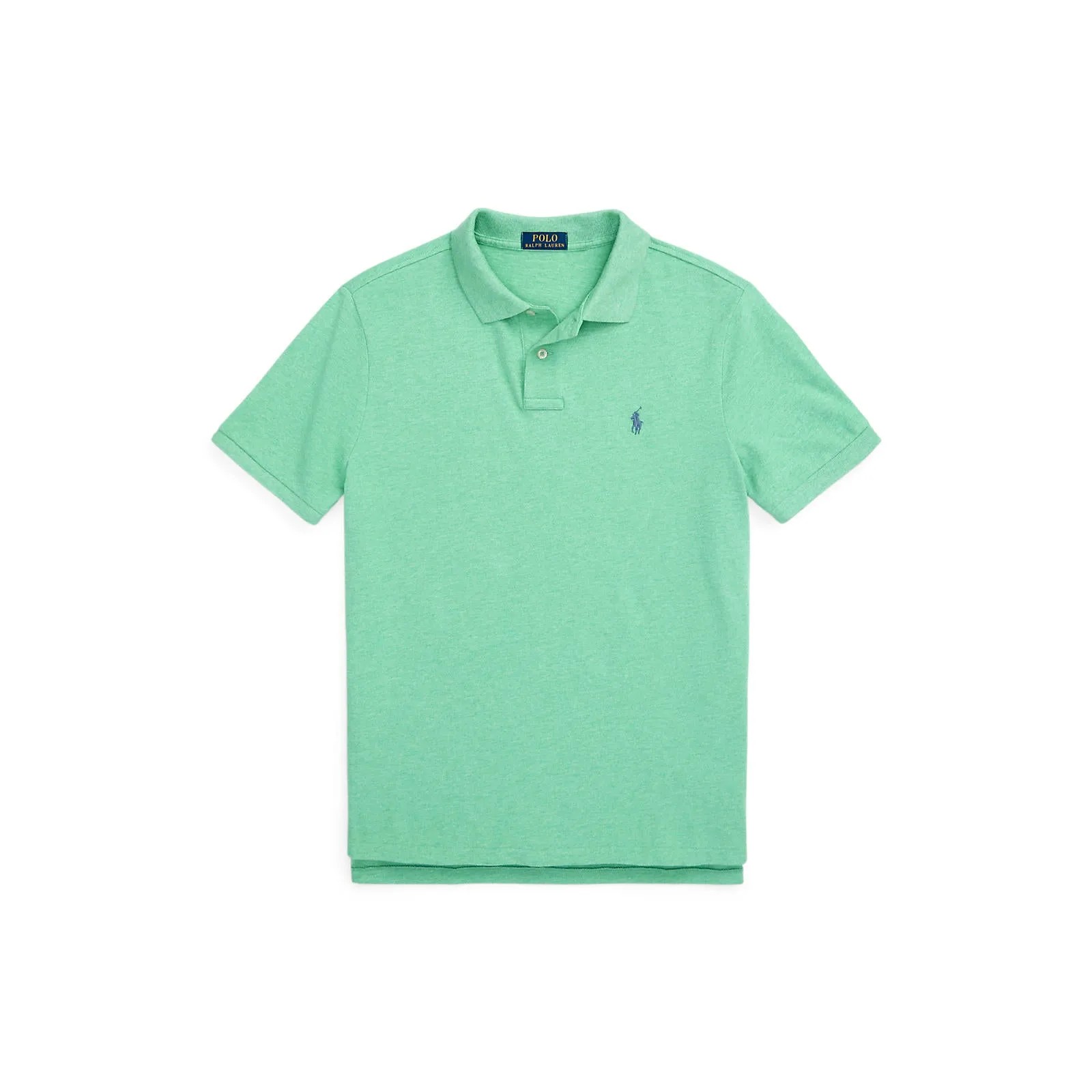 Polo Ralph Lauren - Custom Fit Mesh Polo - Resort Green Heather Polo Ralph Lauren Kleidung