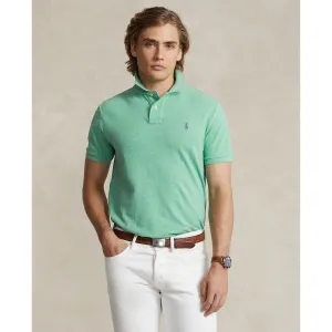 Polo Ralph Lauren - Custom Fit Mesh Polo - Resort Green Heather Polo Ralph Lauren Kleidung