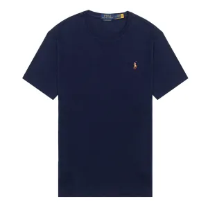 Polo Ralph Lauren Custom Slim Fit Soft Cotton T-Shirt Raffinierte Marine Polo Ralph Lauren Kleidung