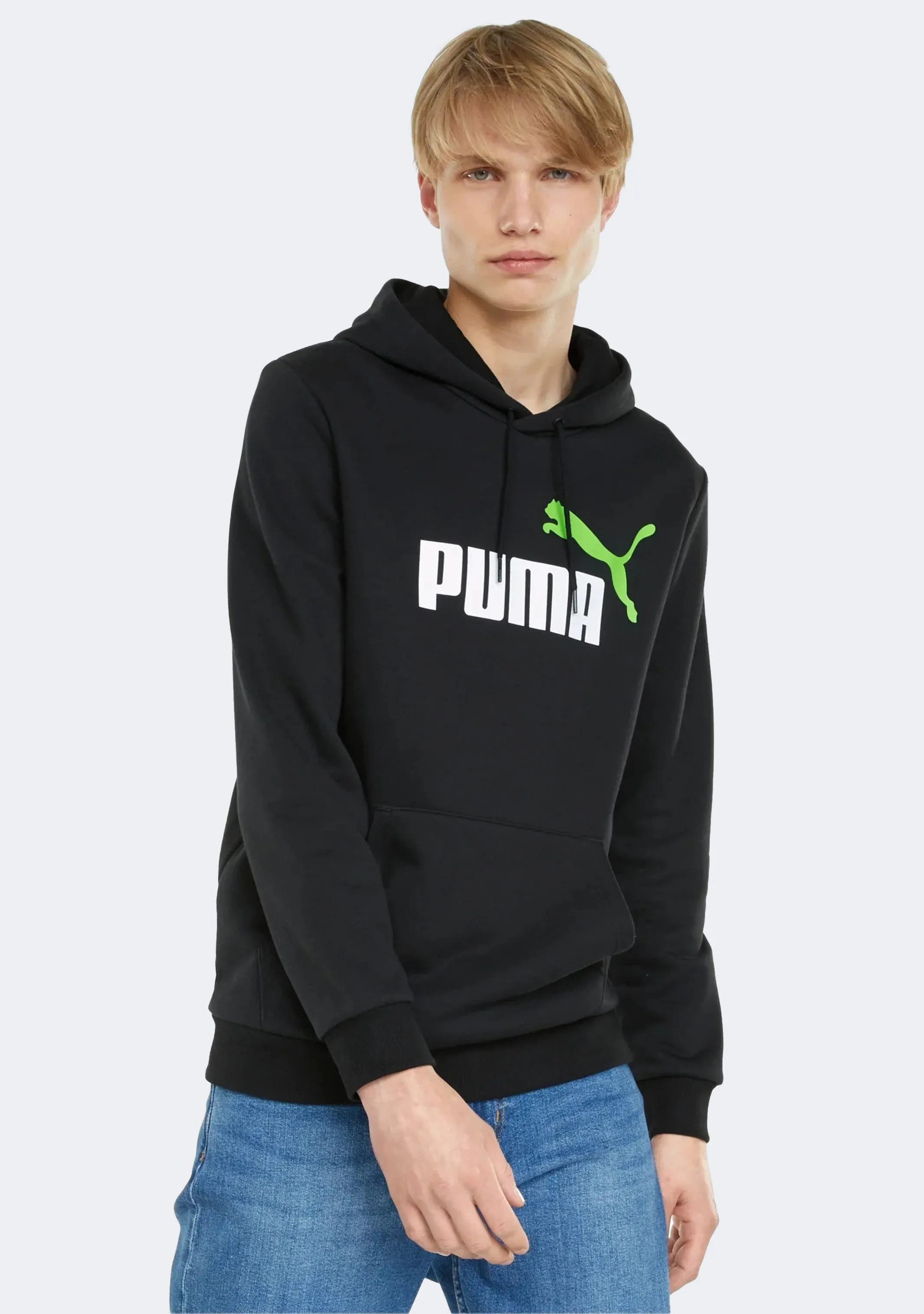 Puma Herren Essentials  Hoodie mit zweifarbigem großem Logo