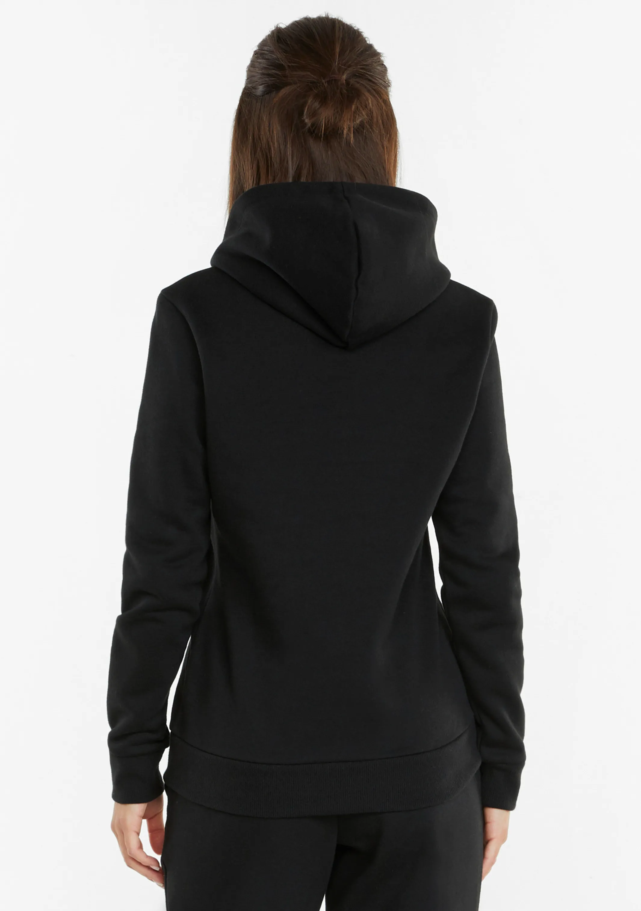 Puma Damen Power Logo Hoodie Schwarz <br> 589541 01