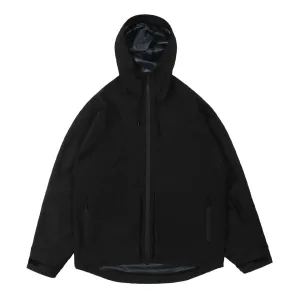 Purple Mountain Observatorium 2-lagige Schalenjacke Textur Schwarz