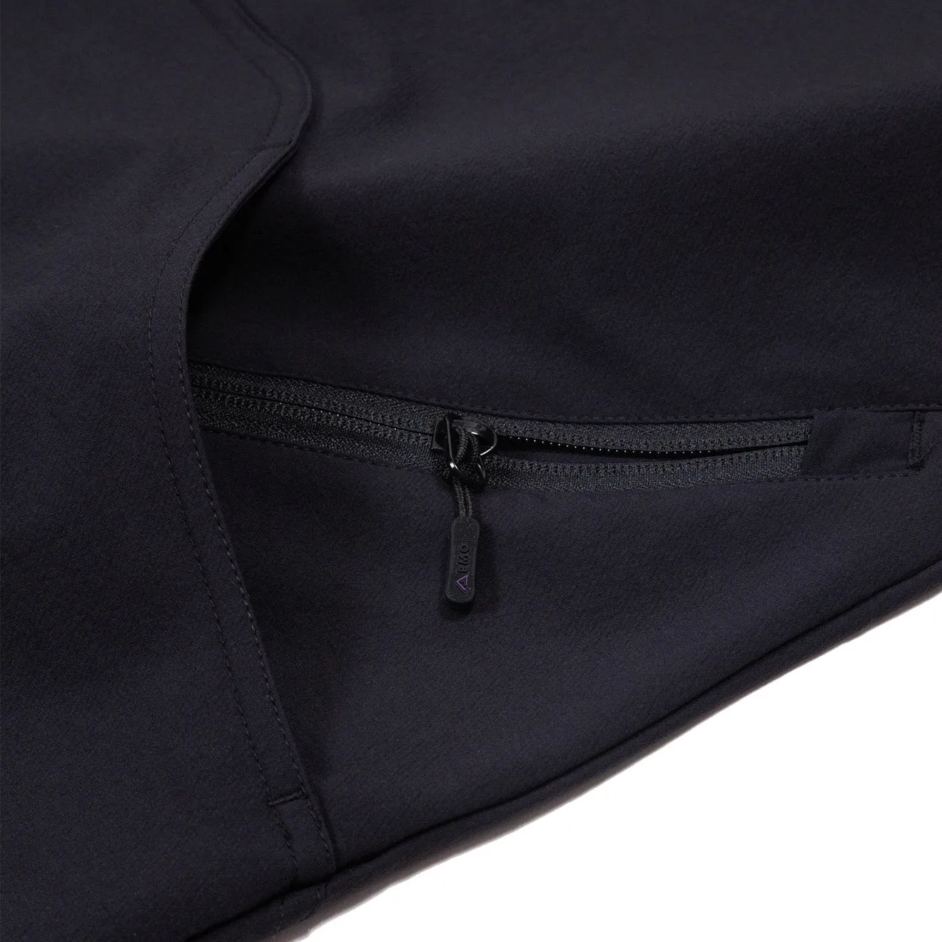 Purple Mountain Observatory Softshell Fortgeschrittene Trichterjacke Schwarz